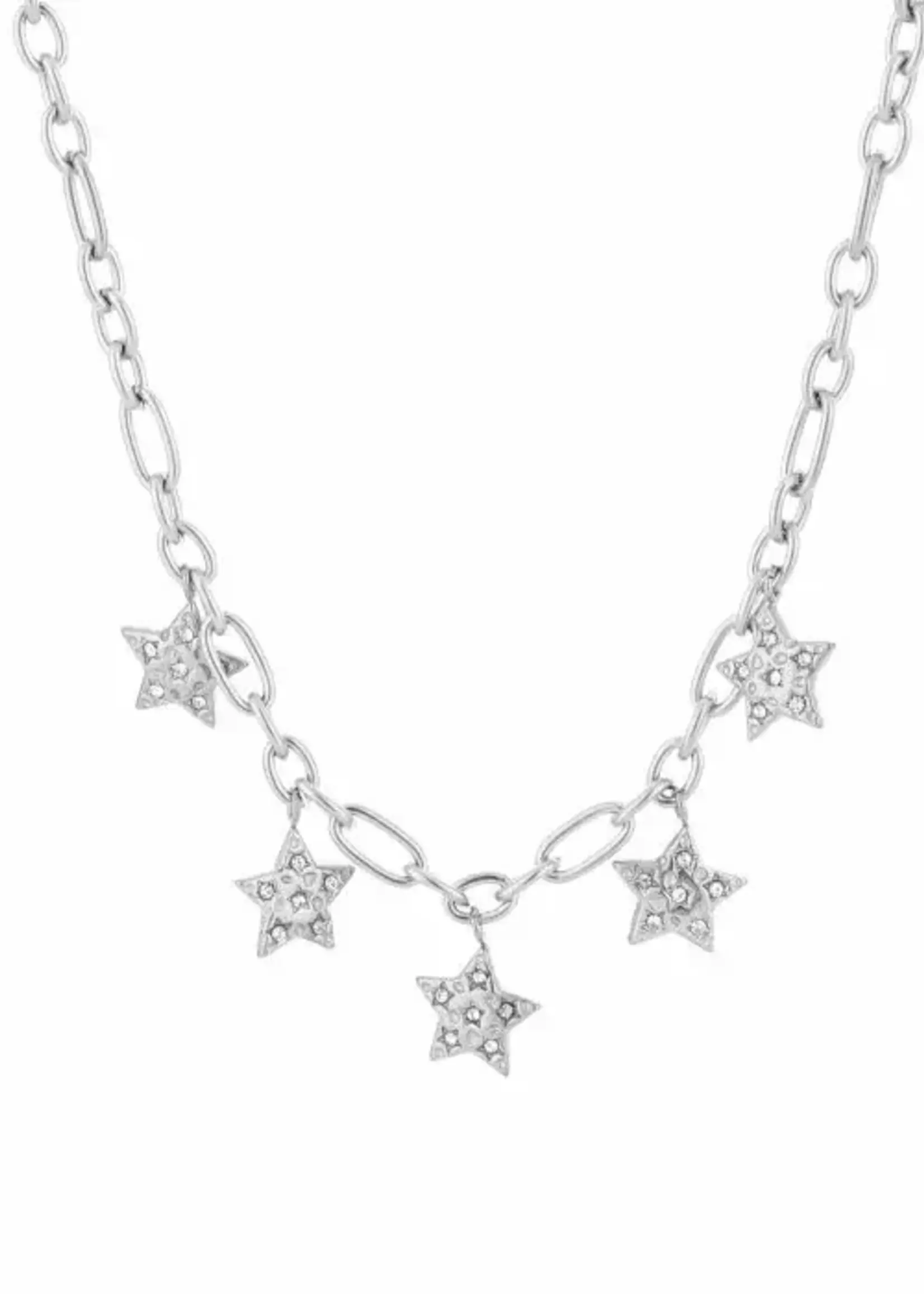 Flo Boutique Bedelketting stars with stones