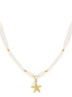 Flo Boutique Ketting Pearly Starfish