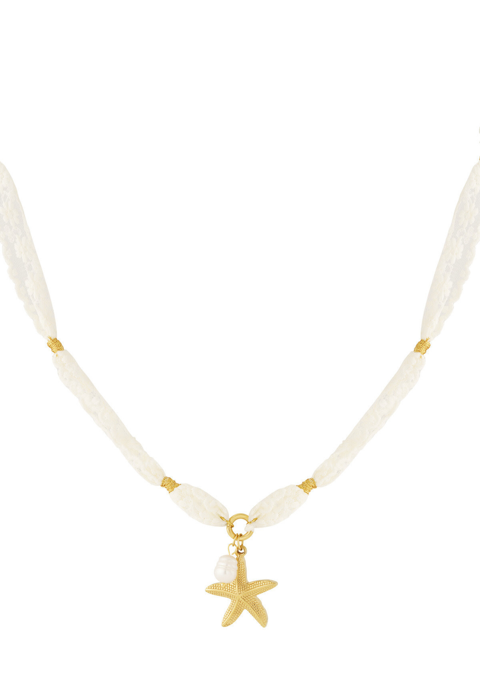 Flo Boutique Ketting Pearly Starfish