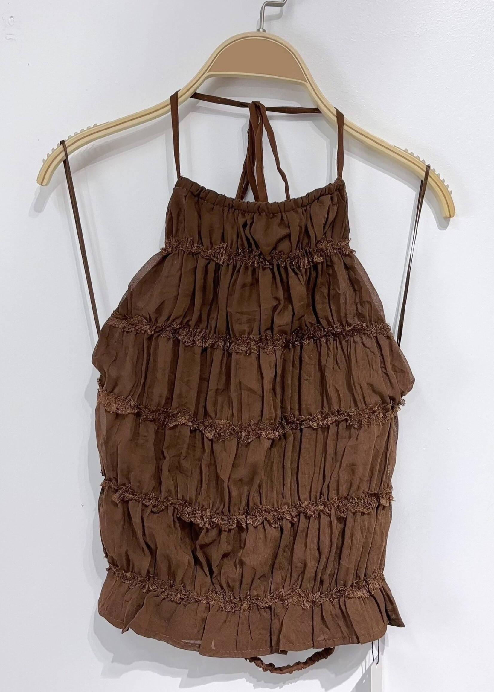 Flo Boutique Top Hannah Choco