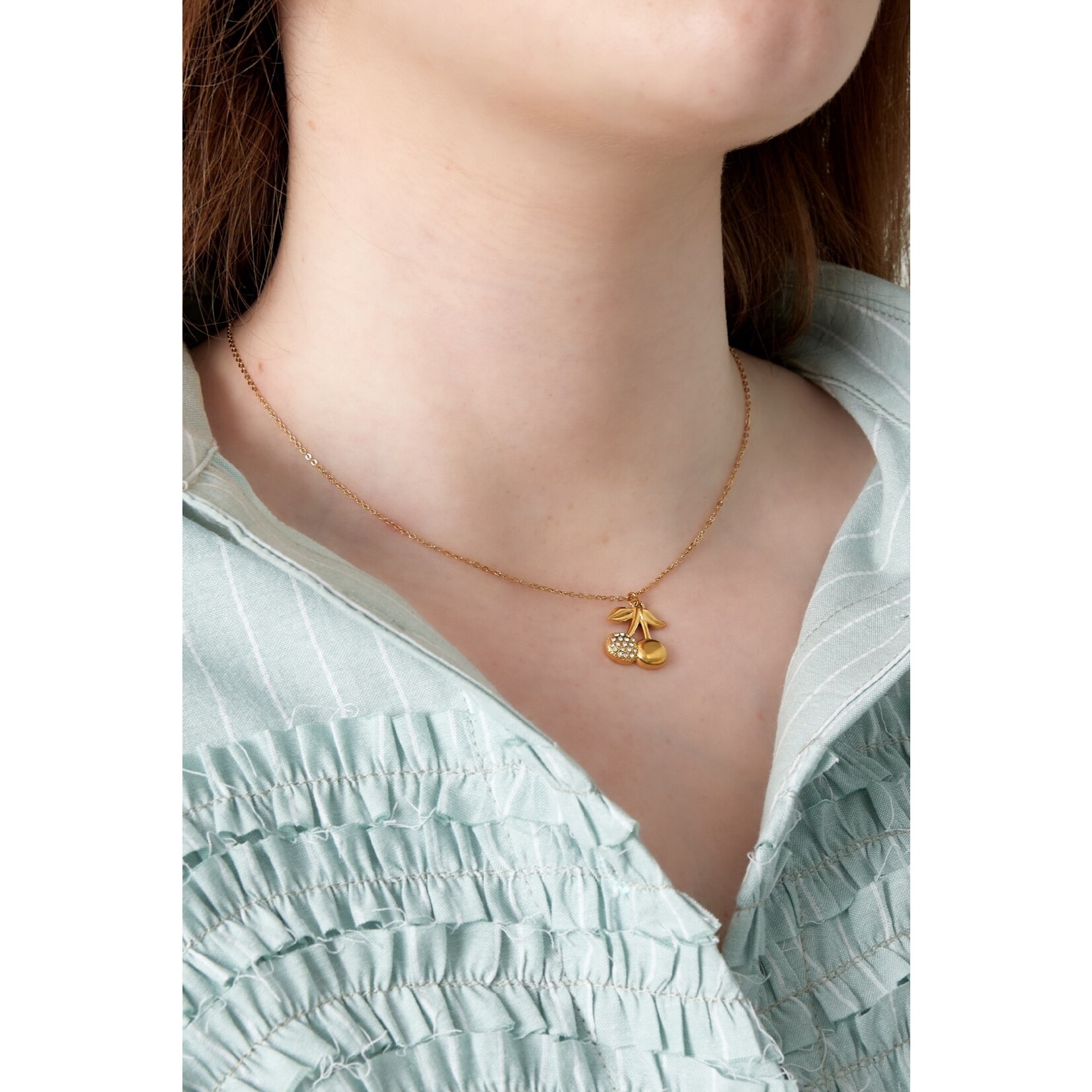 Flo Boutique Ketting sparkling Cherry