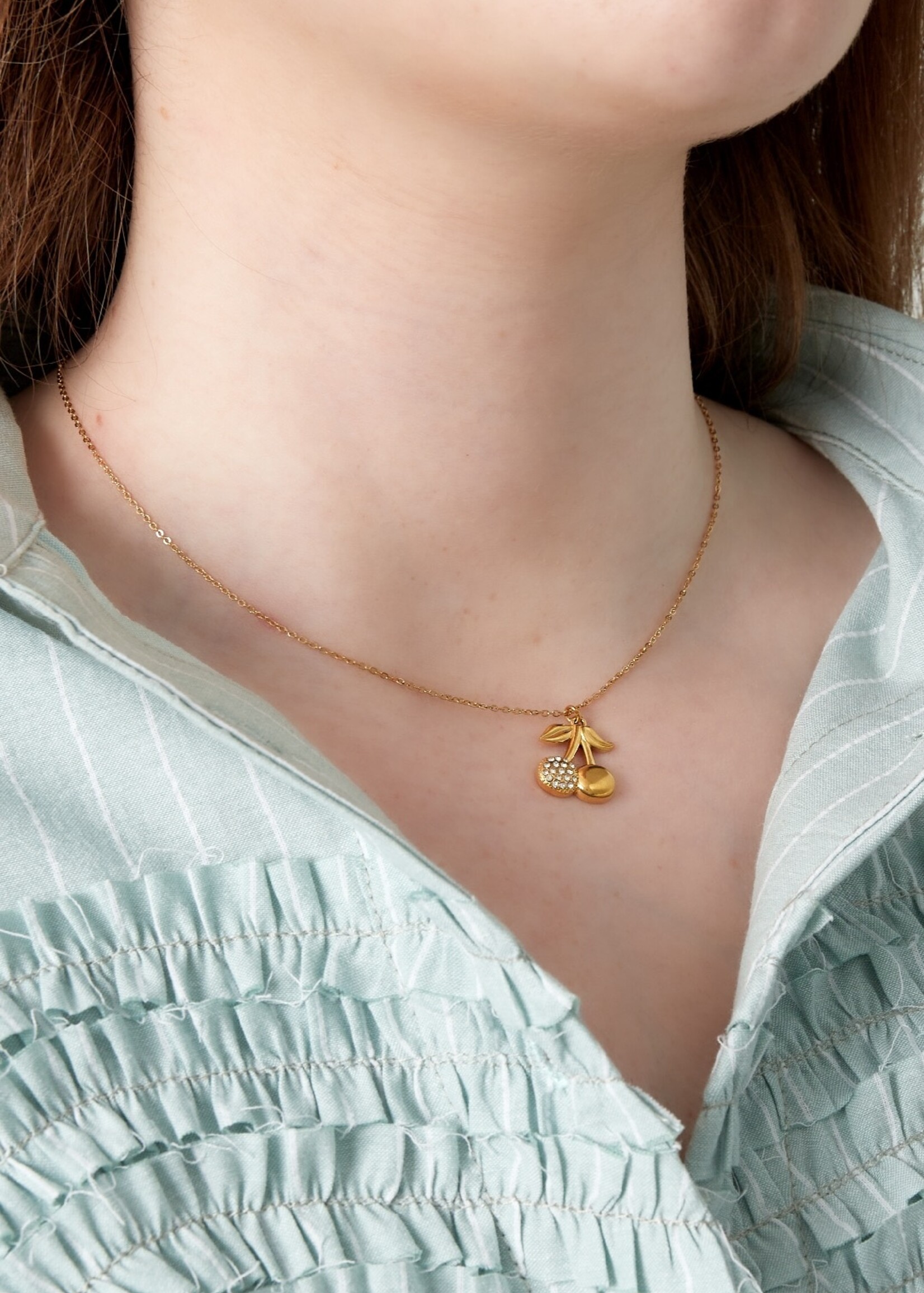 Flo Boutique Ketting sparkling Cherry