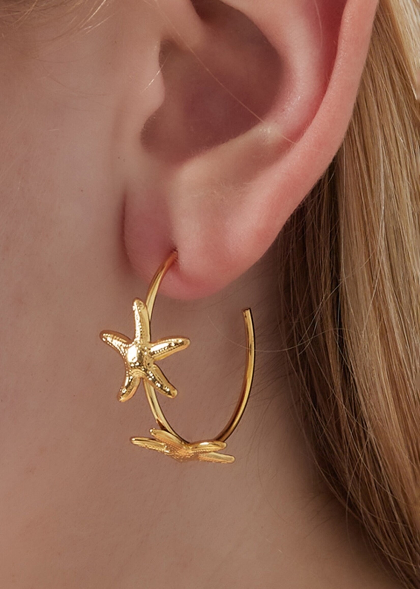 Flo Boutique Hoops Starfish