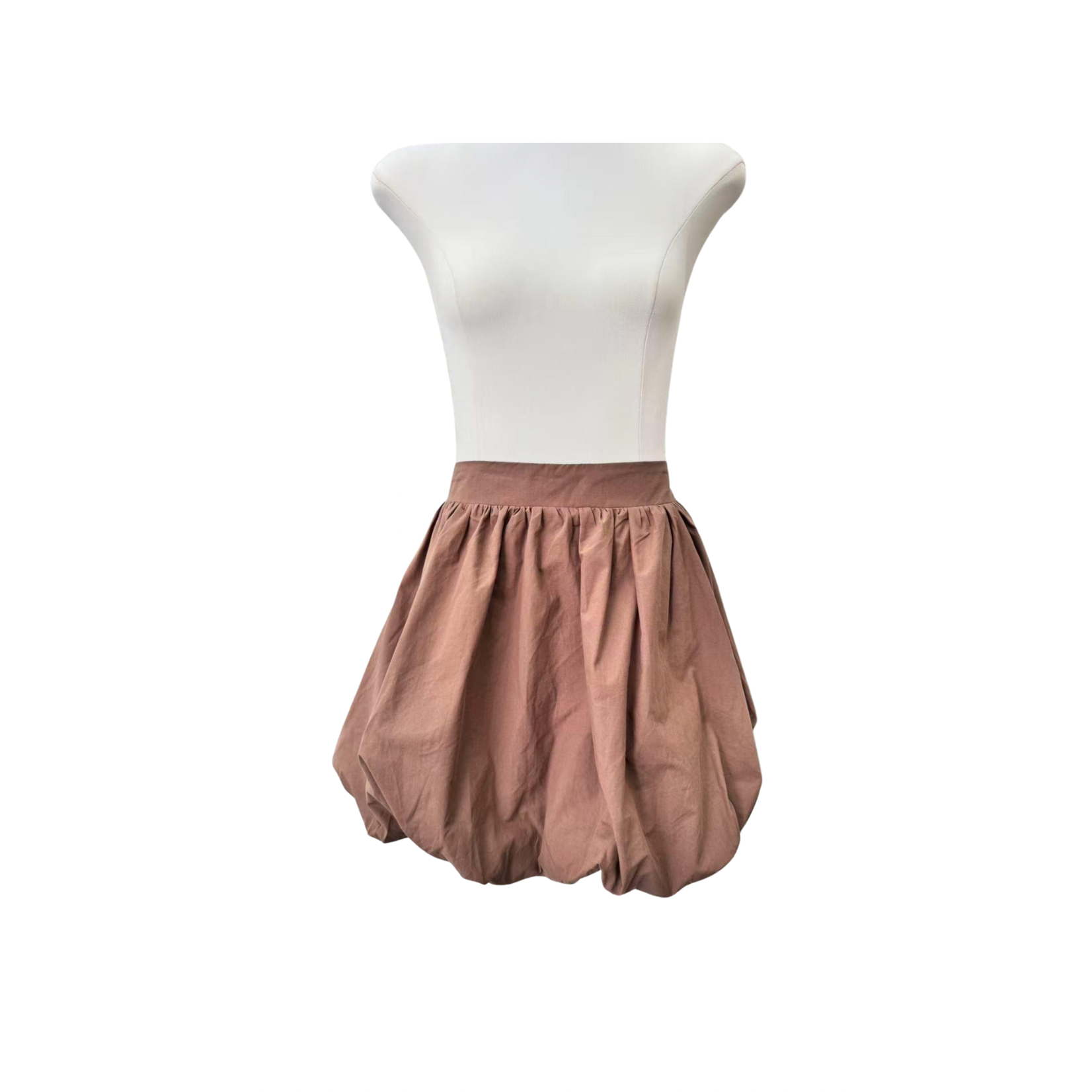 Flo Boutique Ballonrok Eileen Coffee