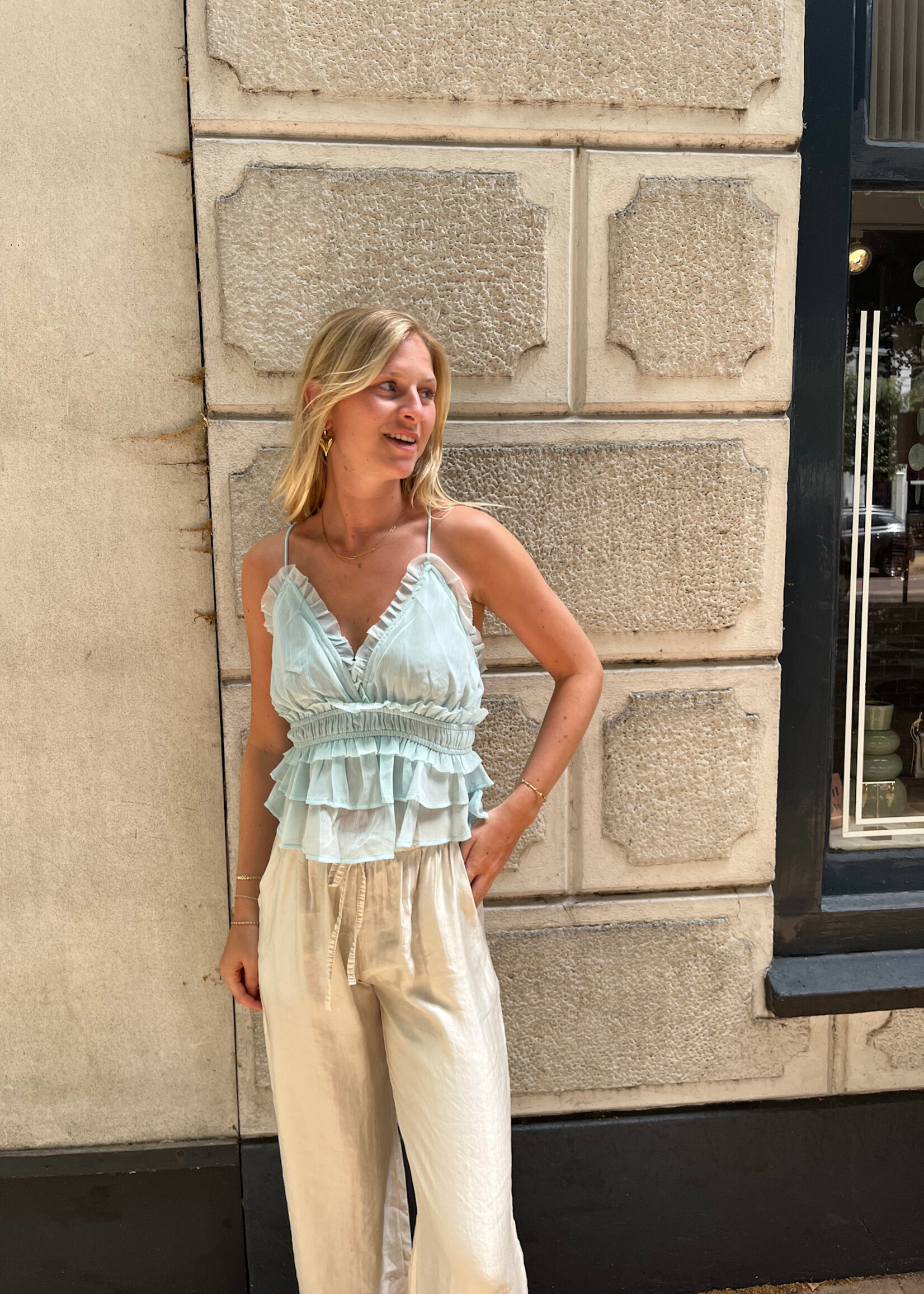 Flo Boutique Top Lotje Blue