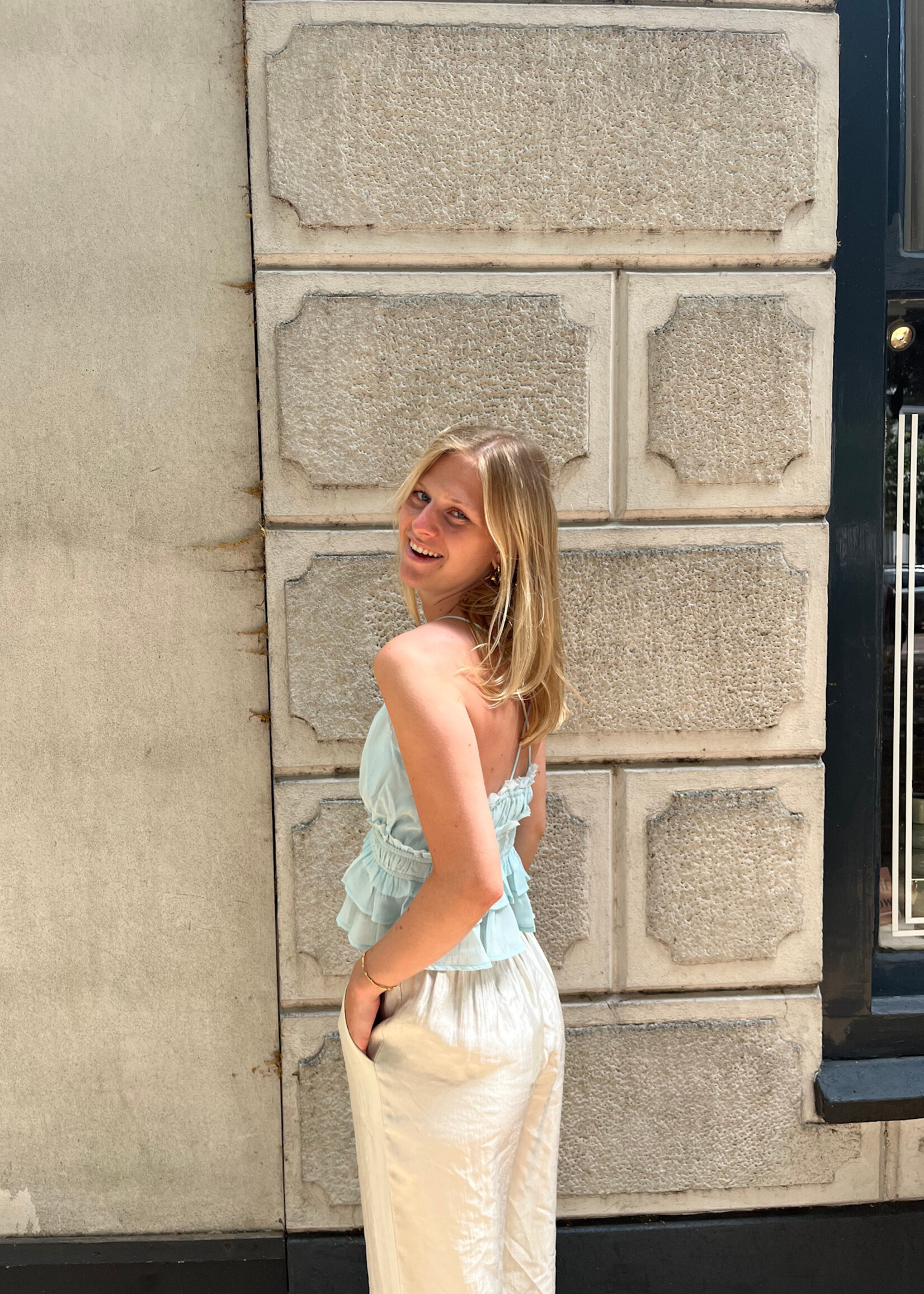 Flo Boutique Top Lotje Blue