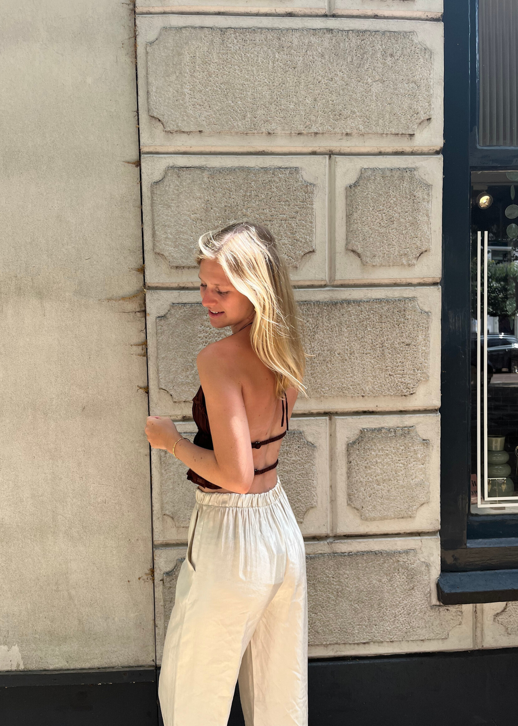 Flo Boutique Top Hannah Choco