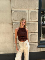 Flo Boutique Top Hannah Choco