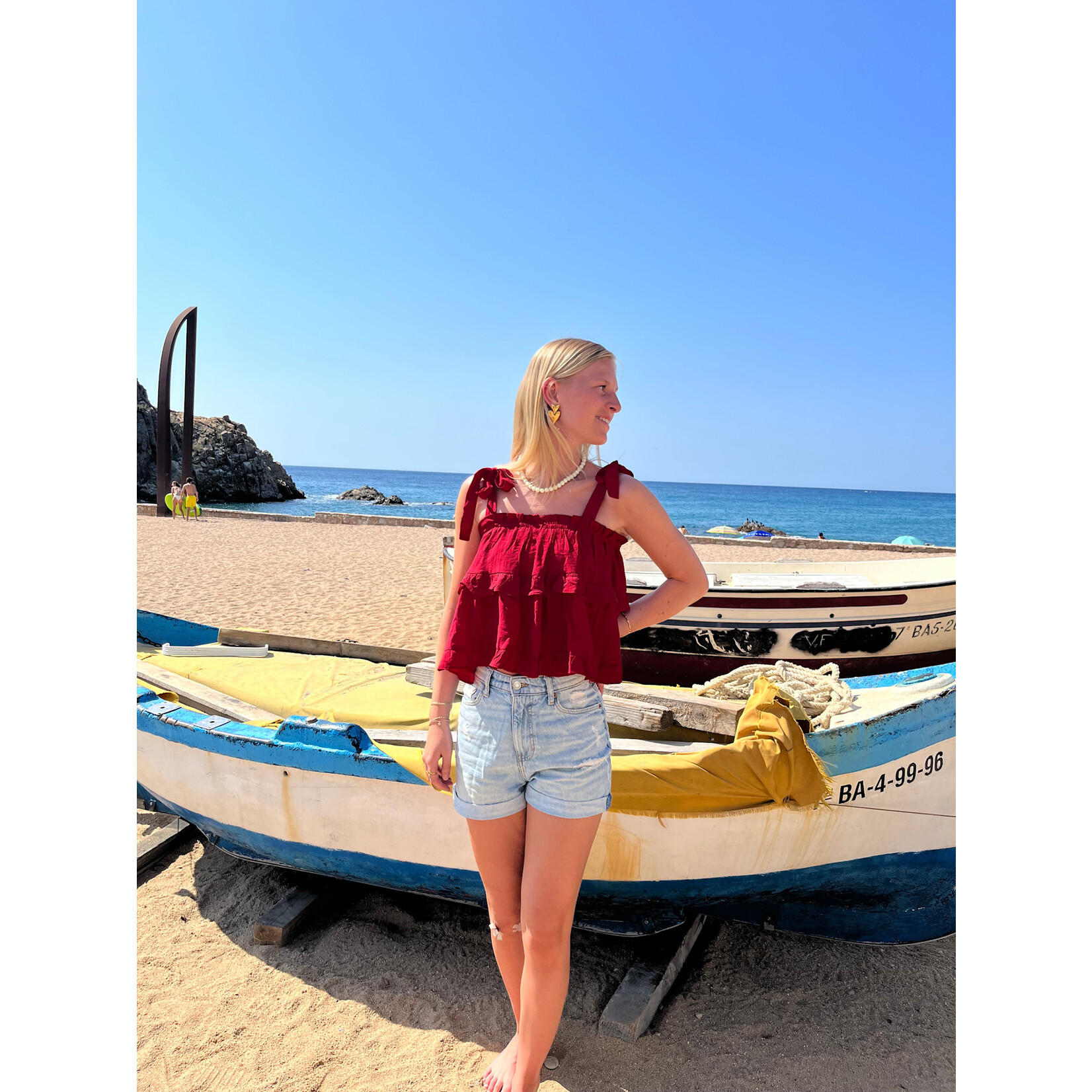 Flo Boutique Top Bonita Red