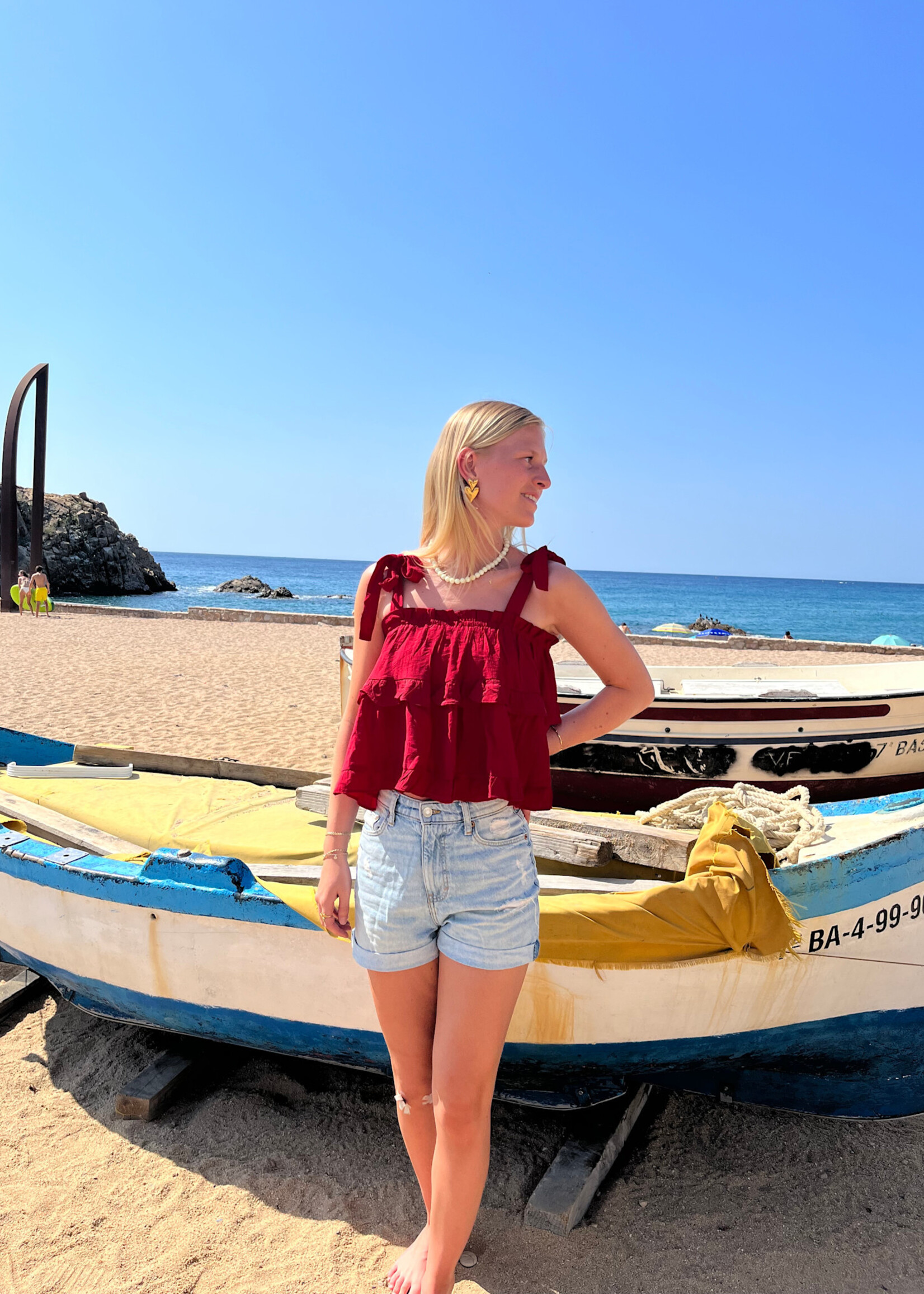 Flo Boutique Top Bonita Red