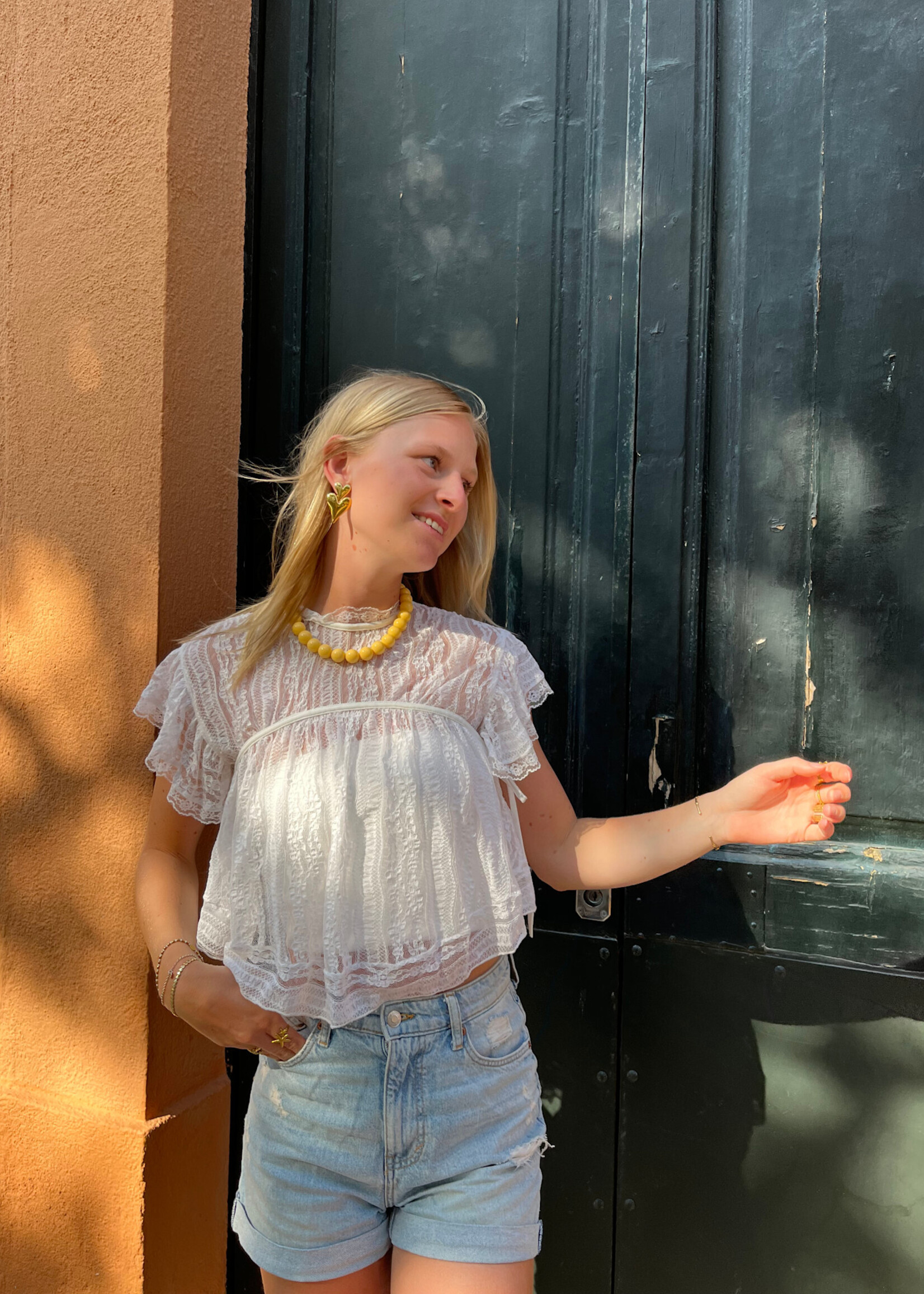 Flo Boutique Top Belle White