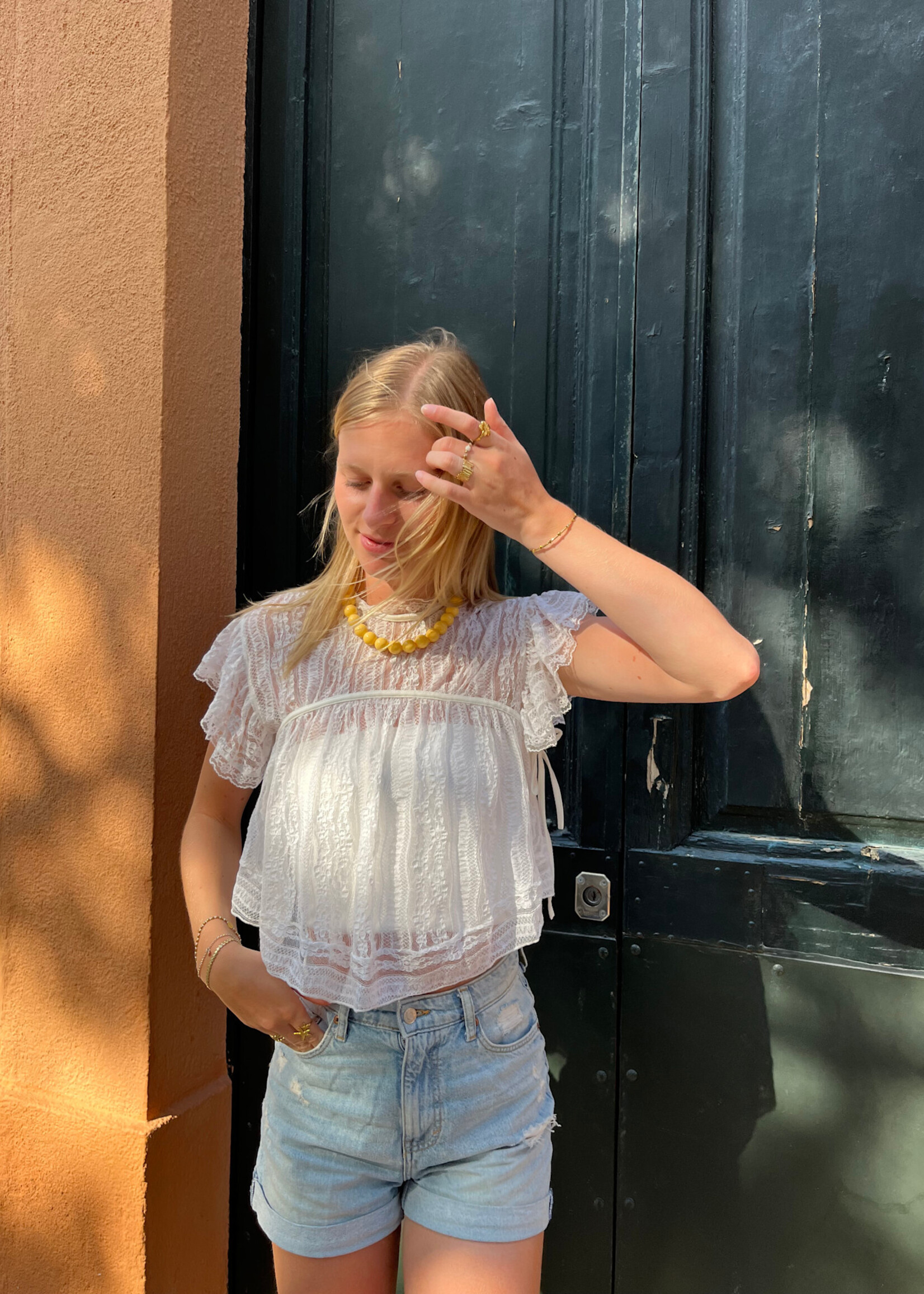 Flo Boutique Top Belle White