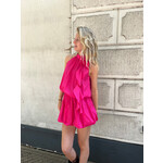 Flo Boutique Jurk Rose Fuchsia