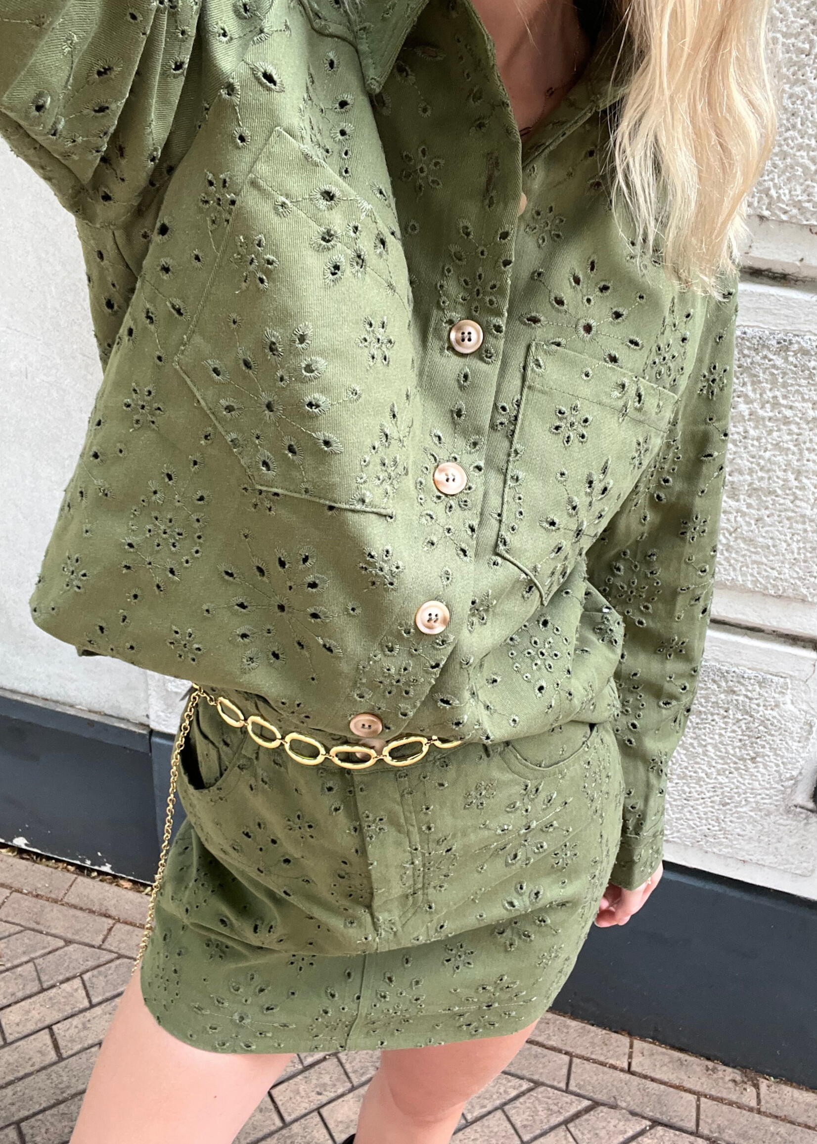 Flo Boutique Top Vieve green