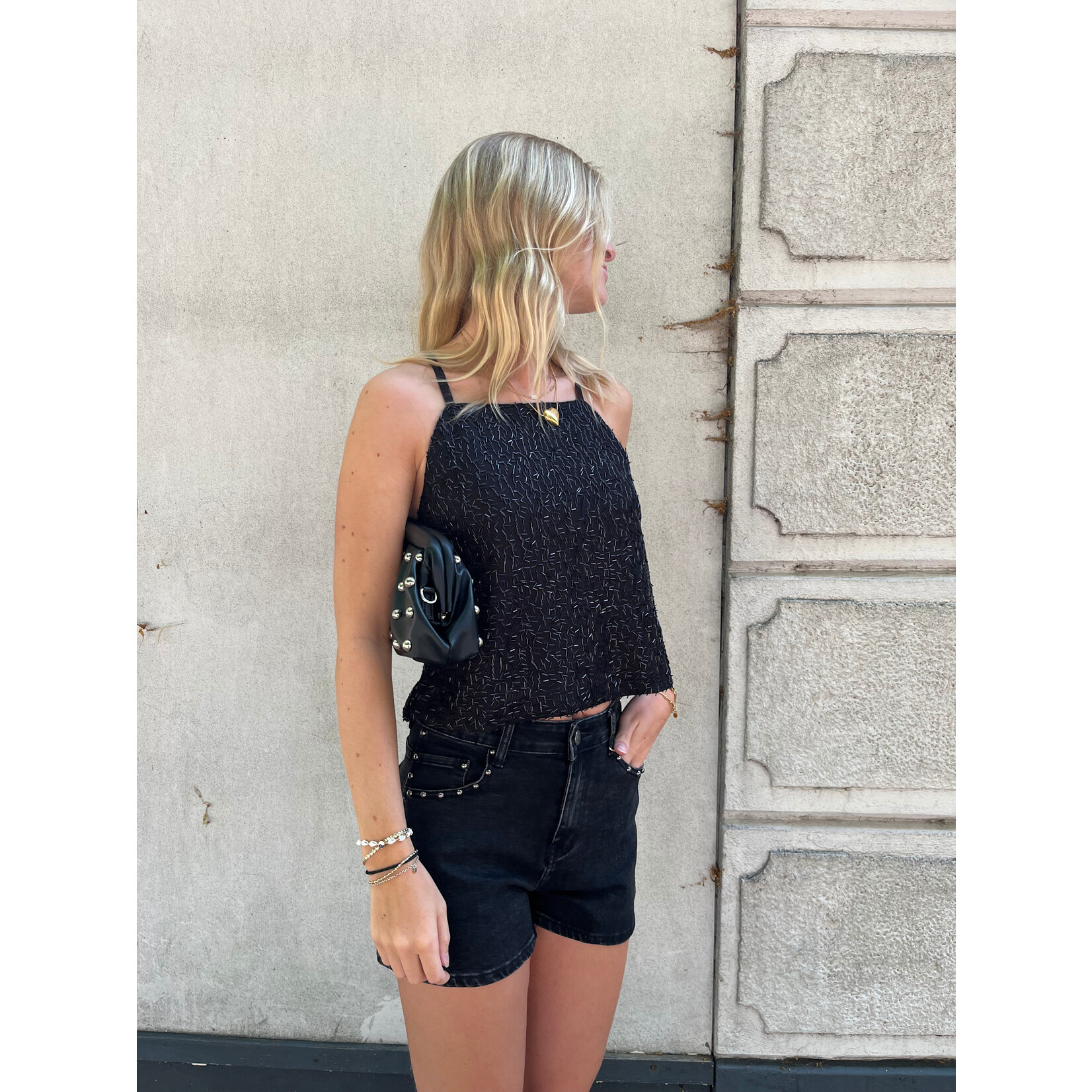Flo Boutique Top Philou Black