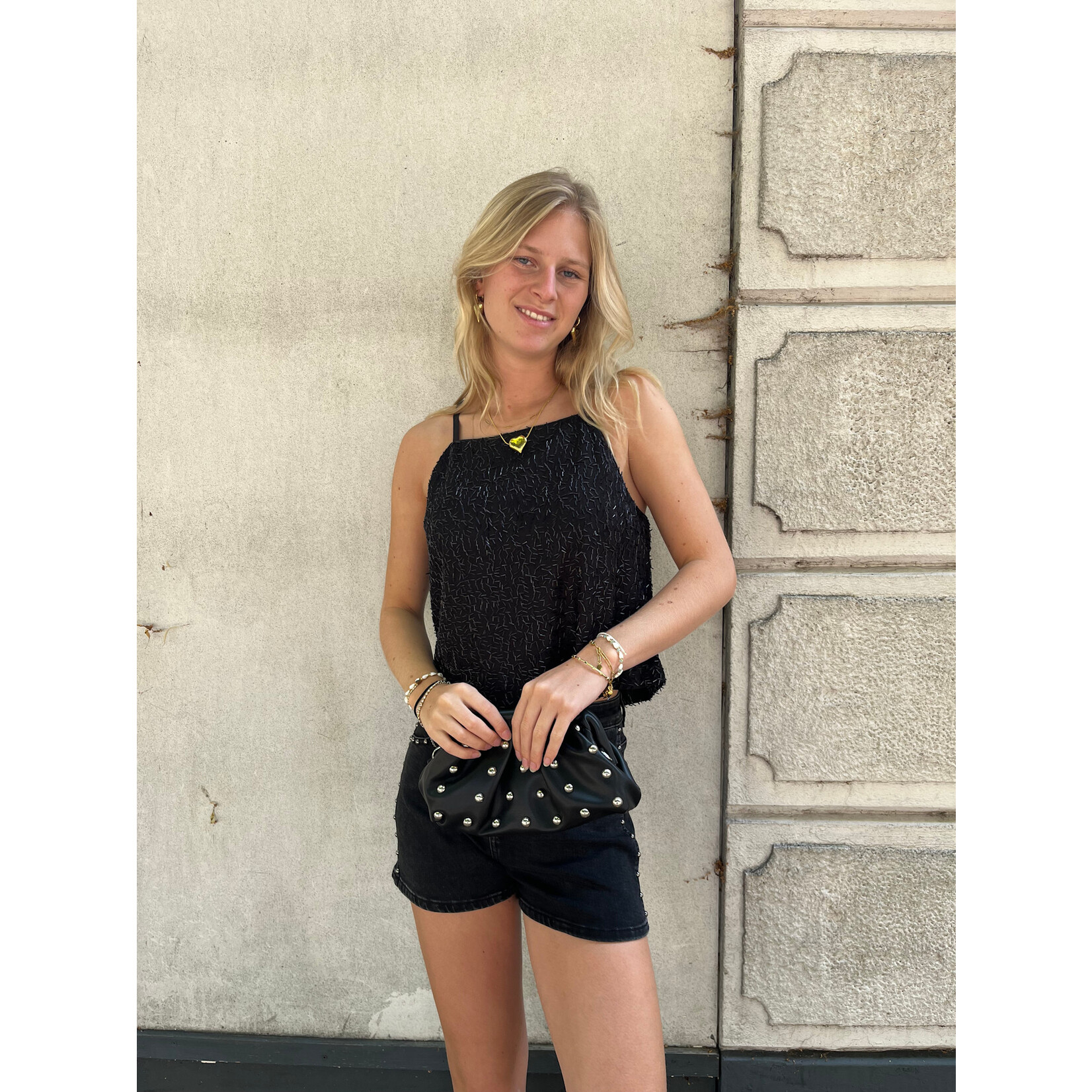 Flo Boutique Top Philou Black