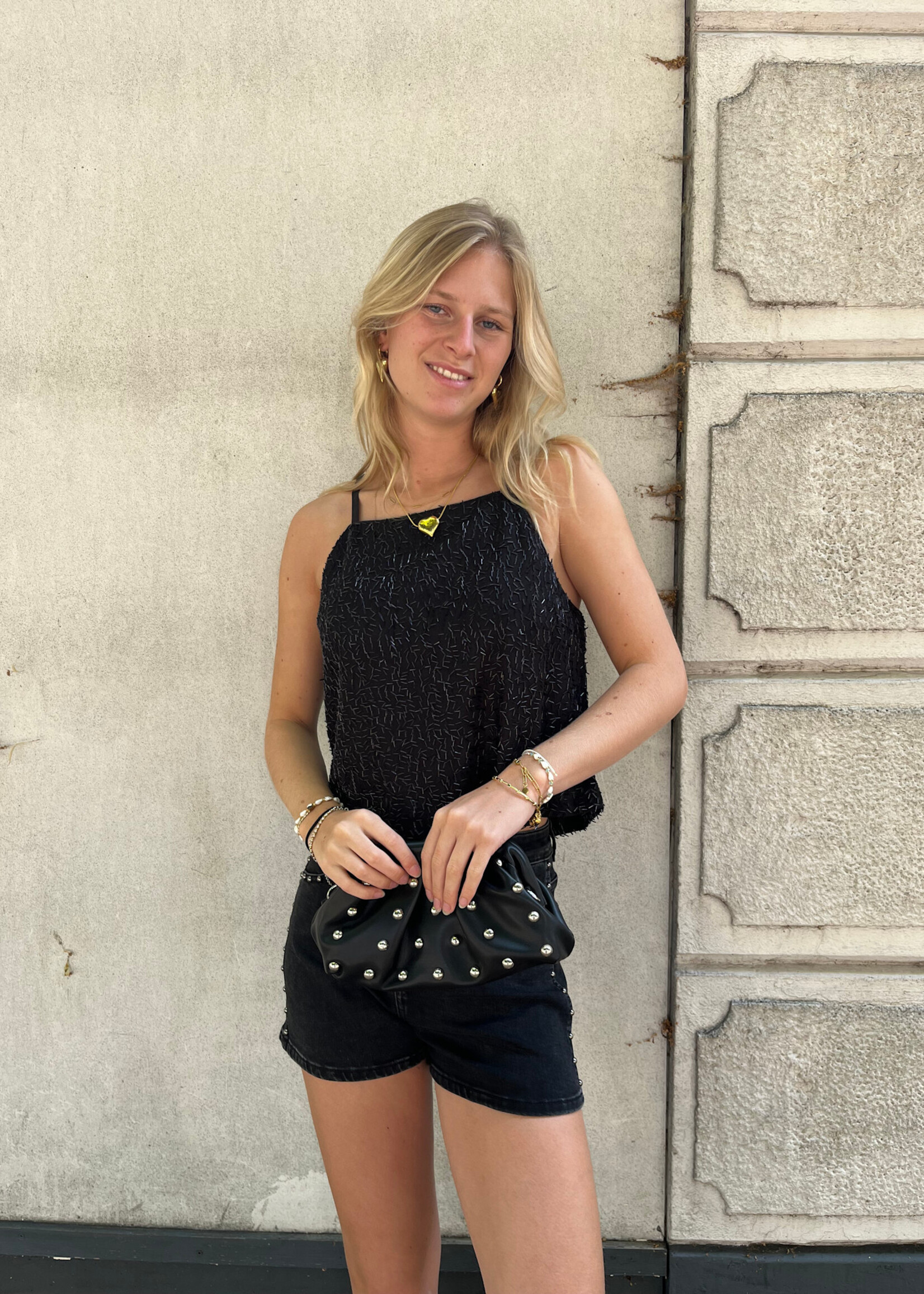 Flo Boutique Top Philou Black