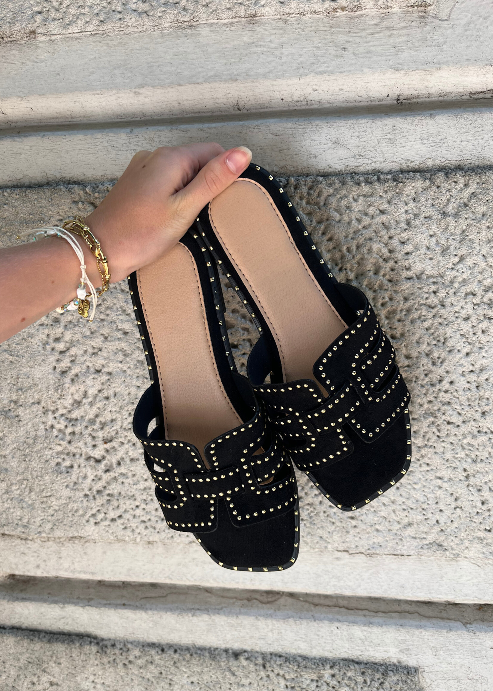 Flo Boutique Slipper Hailey Black