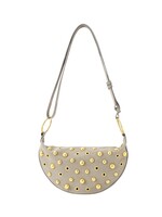 Flo Boutique Tas Studs Beige Grey