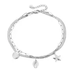 Flo Boutique Enkelbandje Sea LIfe Zilver