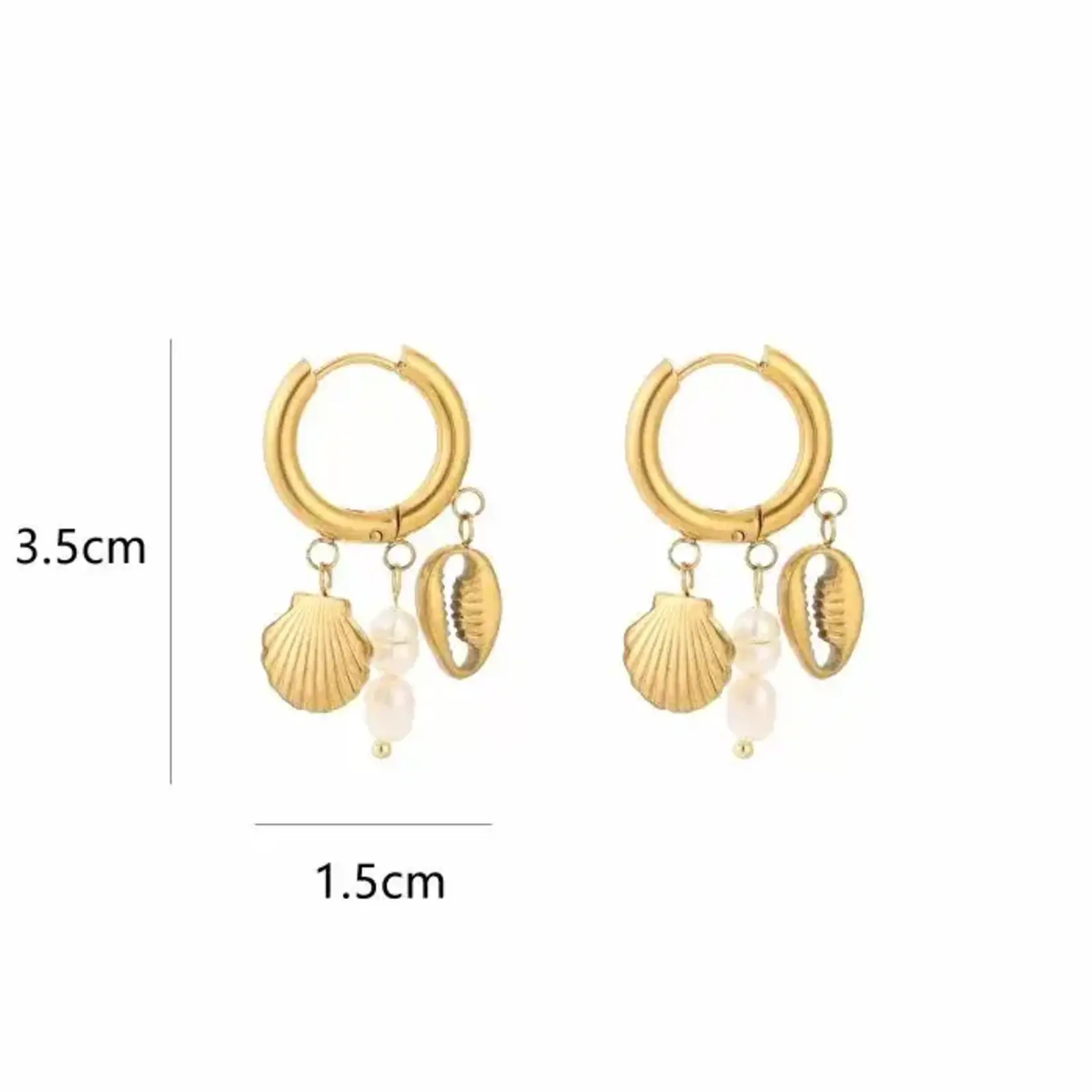 Flo Boutique Oorbellen Troubled Shells