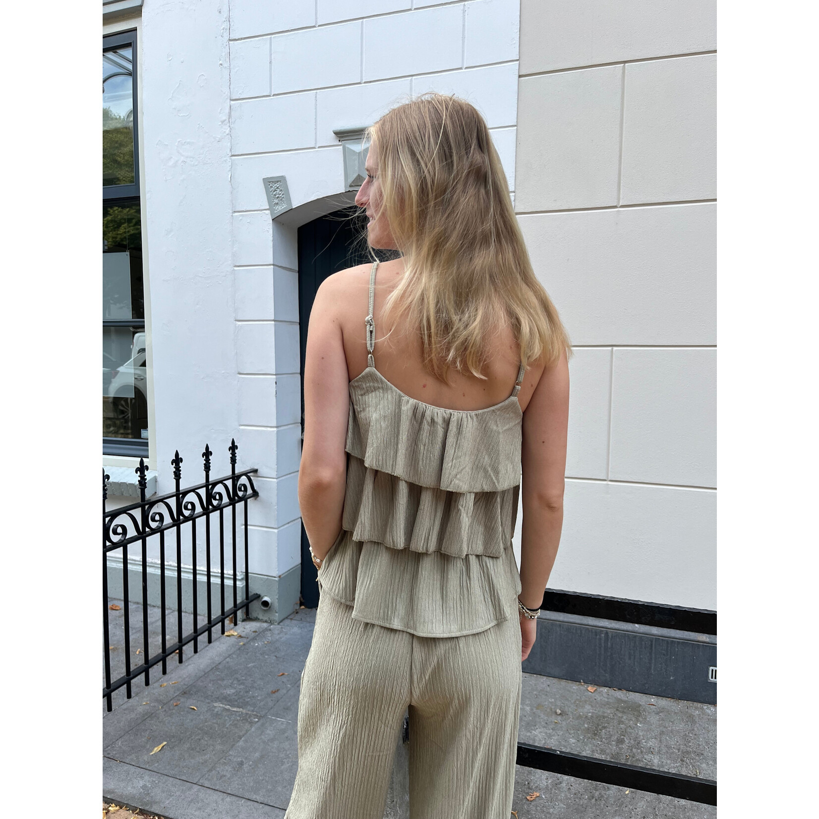 Flo Boutique Top Jula Light Green