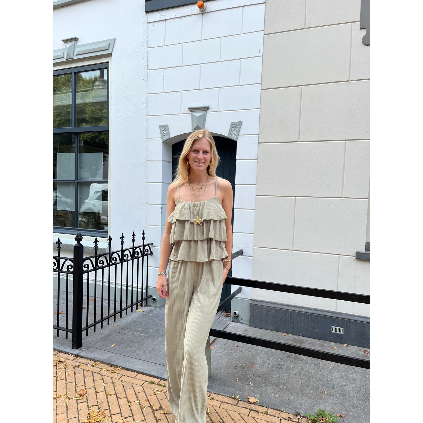 Flo Boutique Top Jula Light Green