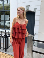 Flo Boutique Top Jula Rust