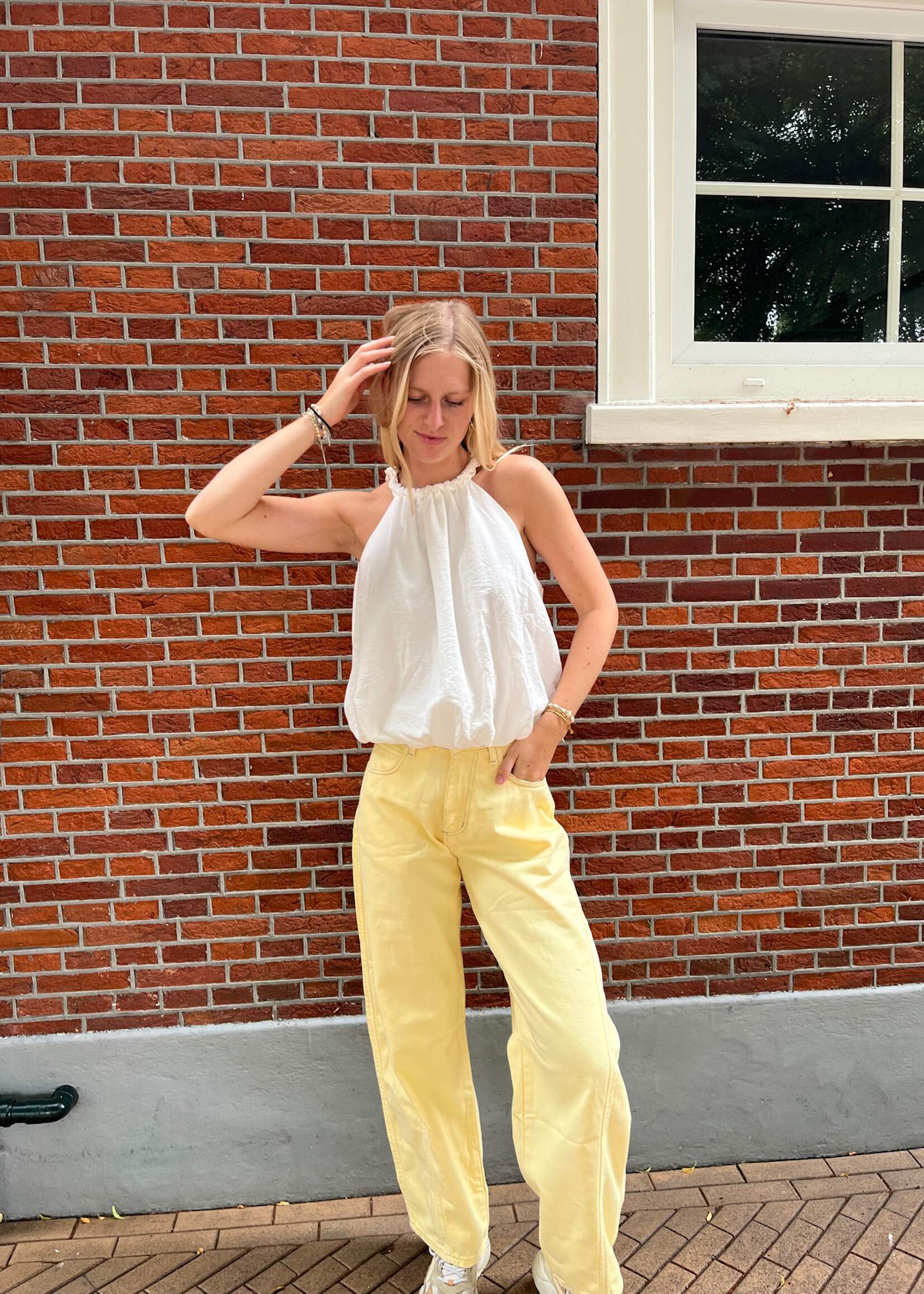 Flo Boutique Yellow Jeans Maeve