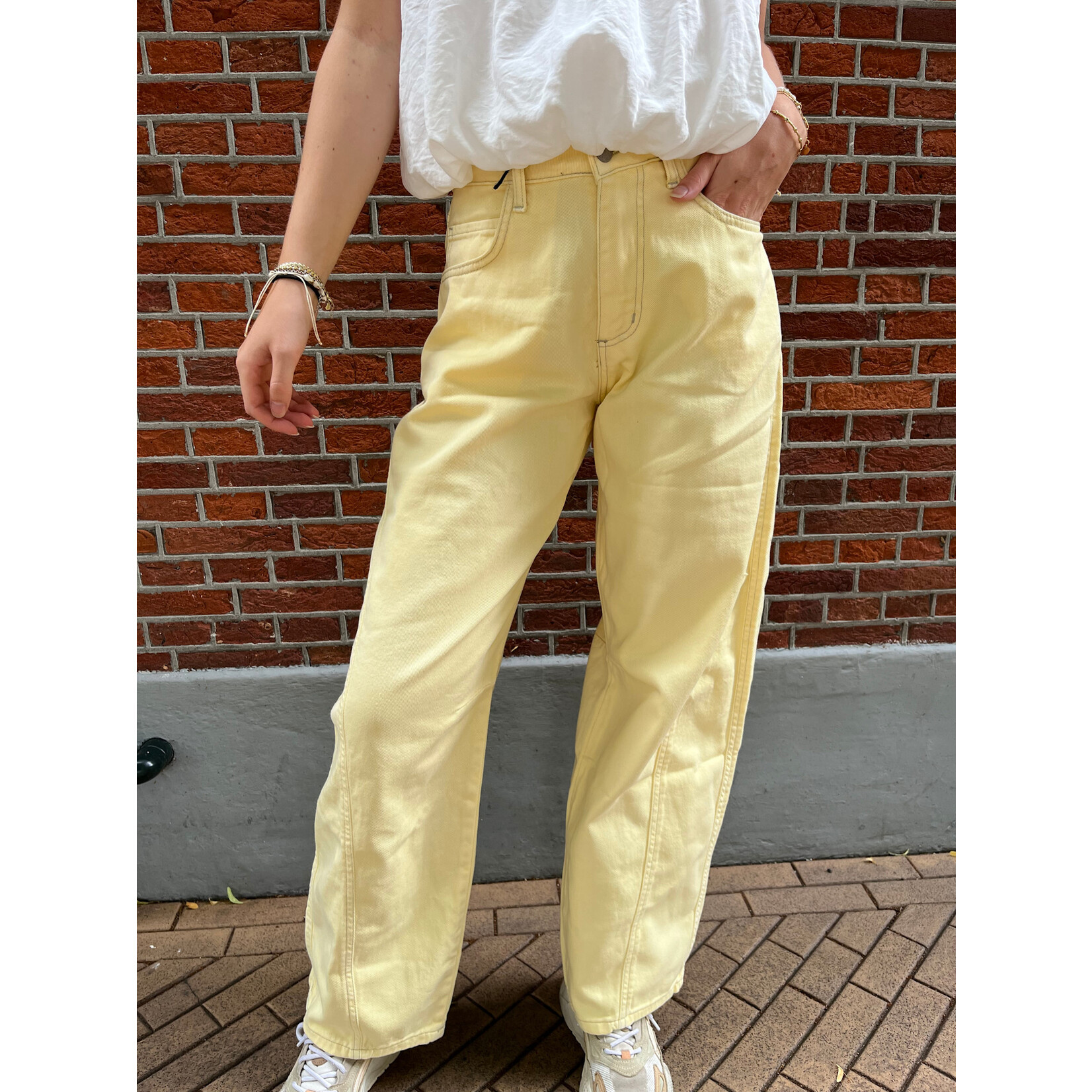 Flo Boutique Yellow Jeans Maeve
