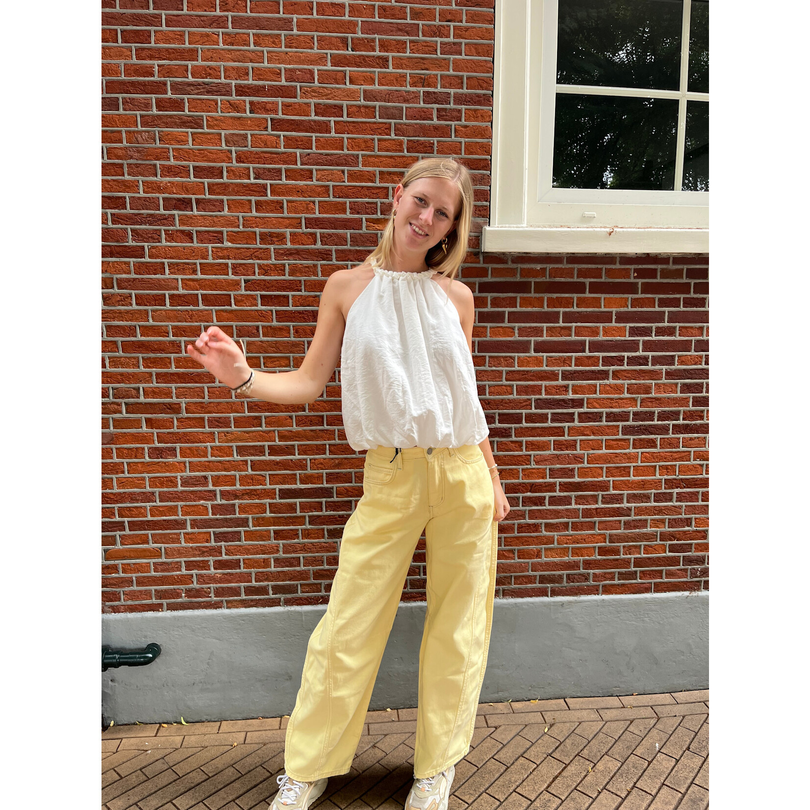 Flo Boutique Yellow Jeans Maeve