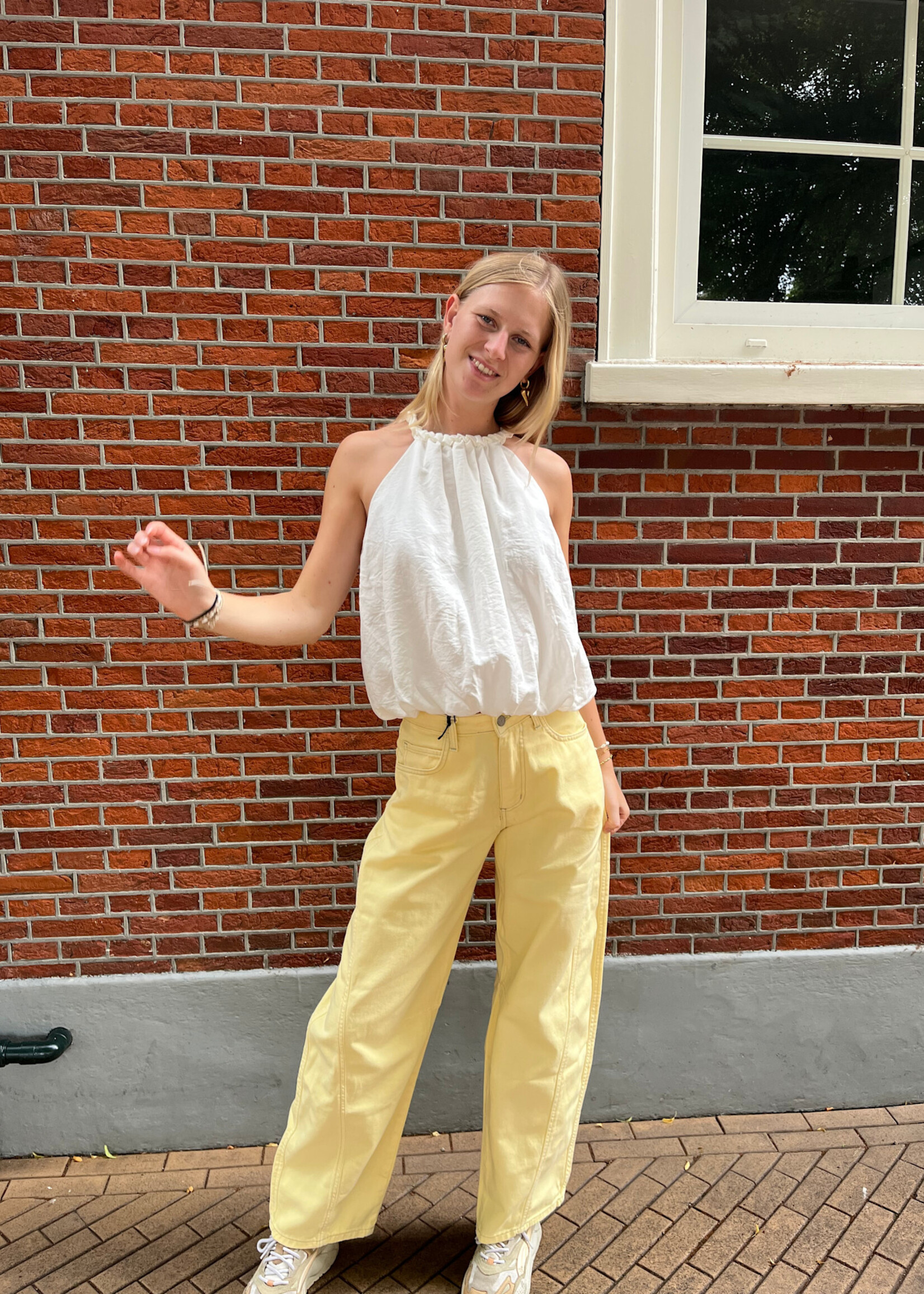 Flo Boutique Yellow Jeans Maeve