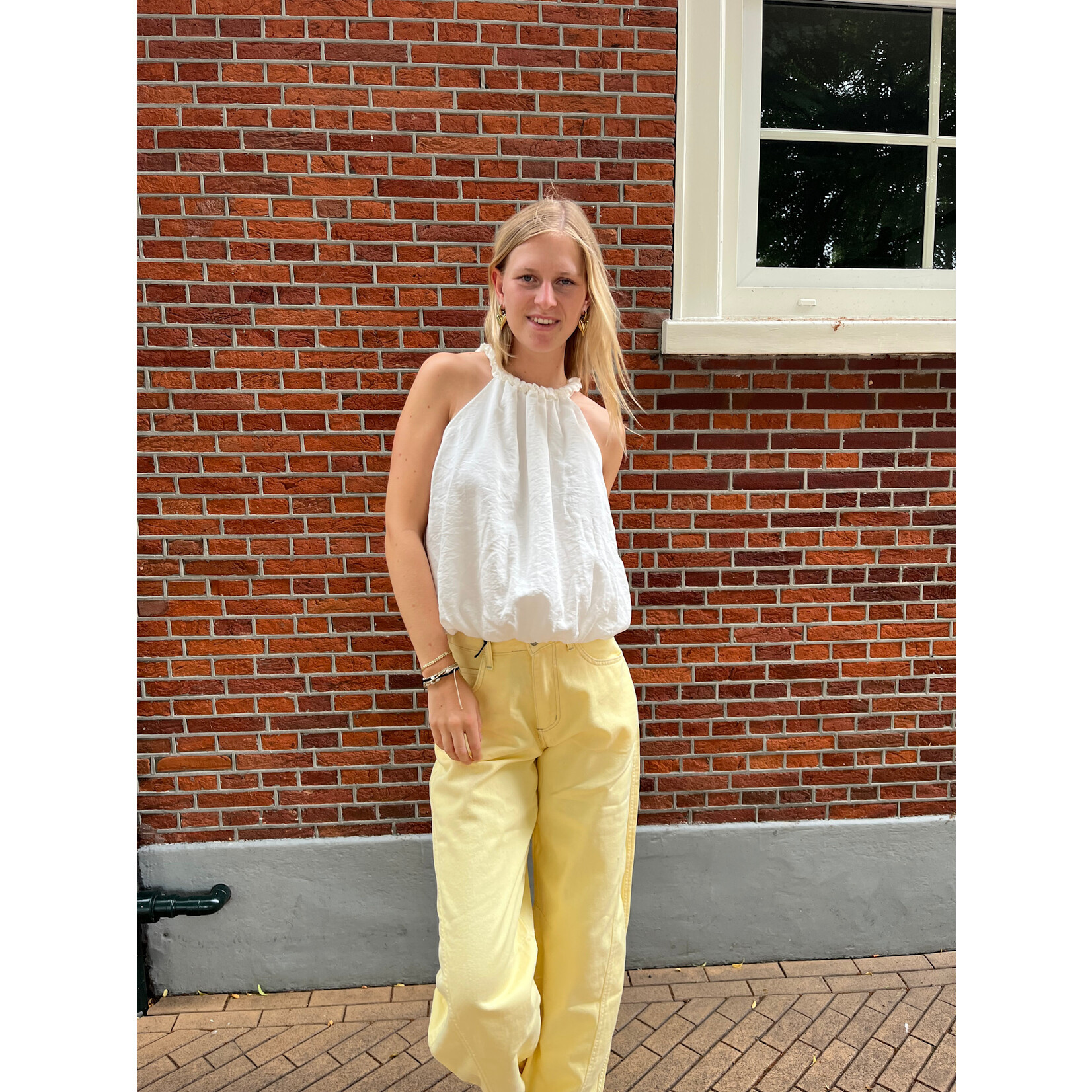 Flo Boutique Yellow Jeans Maeve