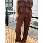 Flo Boutique Broek Juul Dark Brown