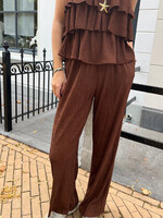 Flo Boutique Broek Juul Dark Brown