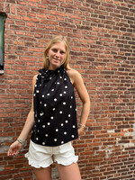 Flo Boutique Top Coco Black Dots