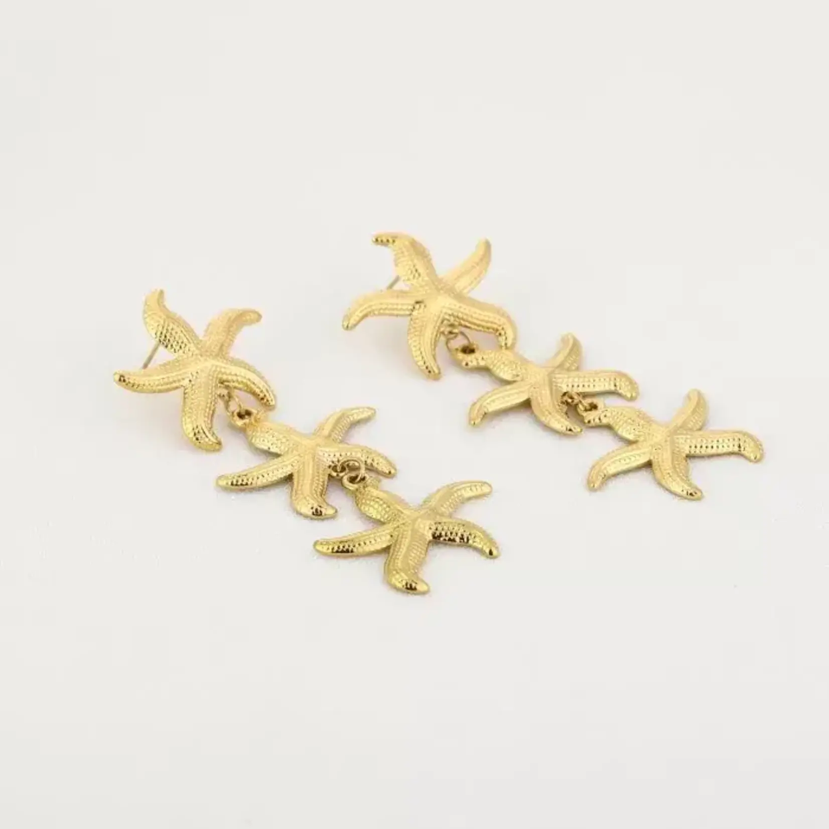 Flo Boutique Oorbellen Three starfishes
