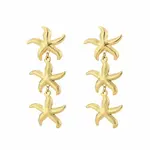 Flo Boutique Oorbellen Three starfishes