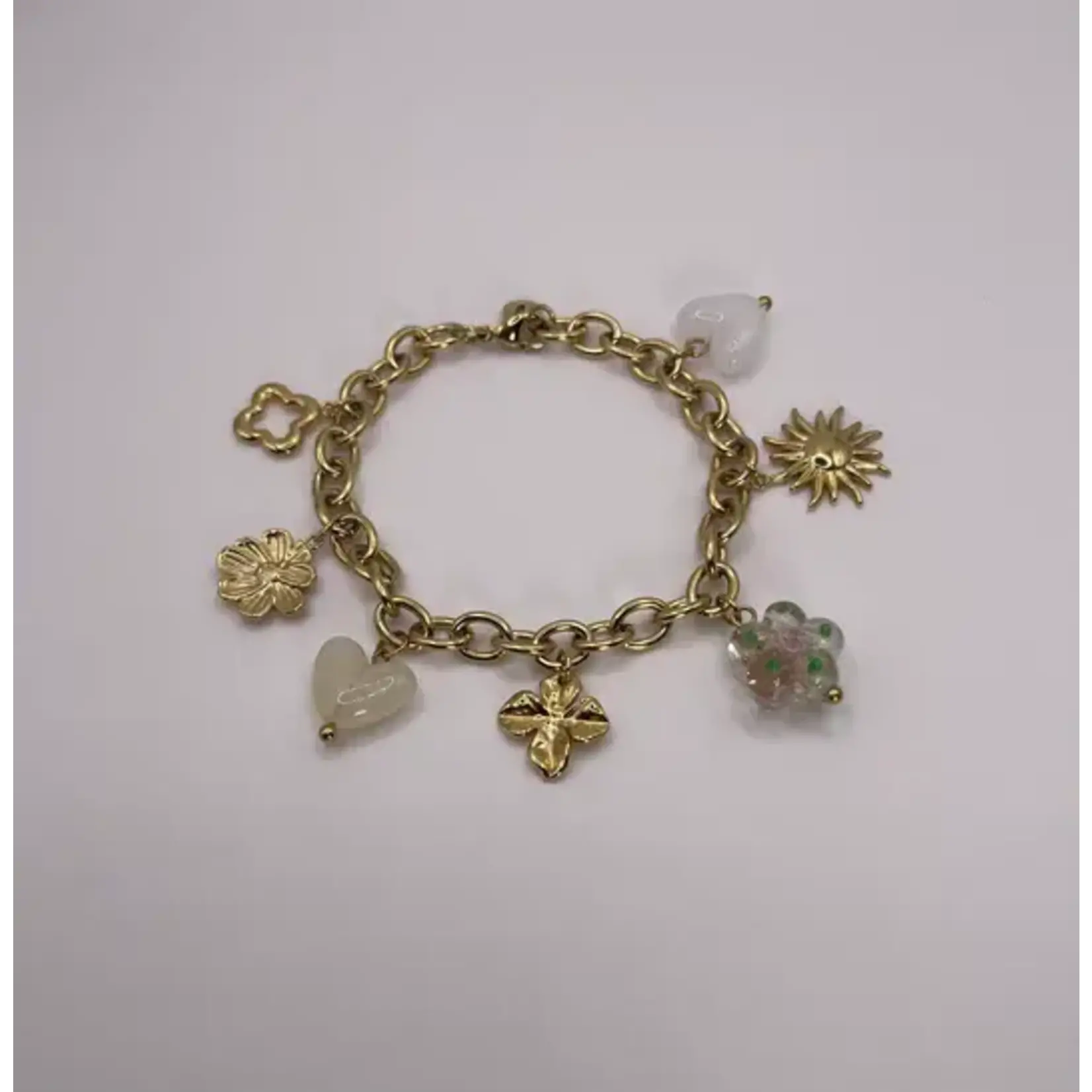Bedelarmband Flower Love