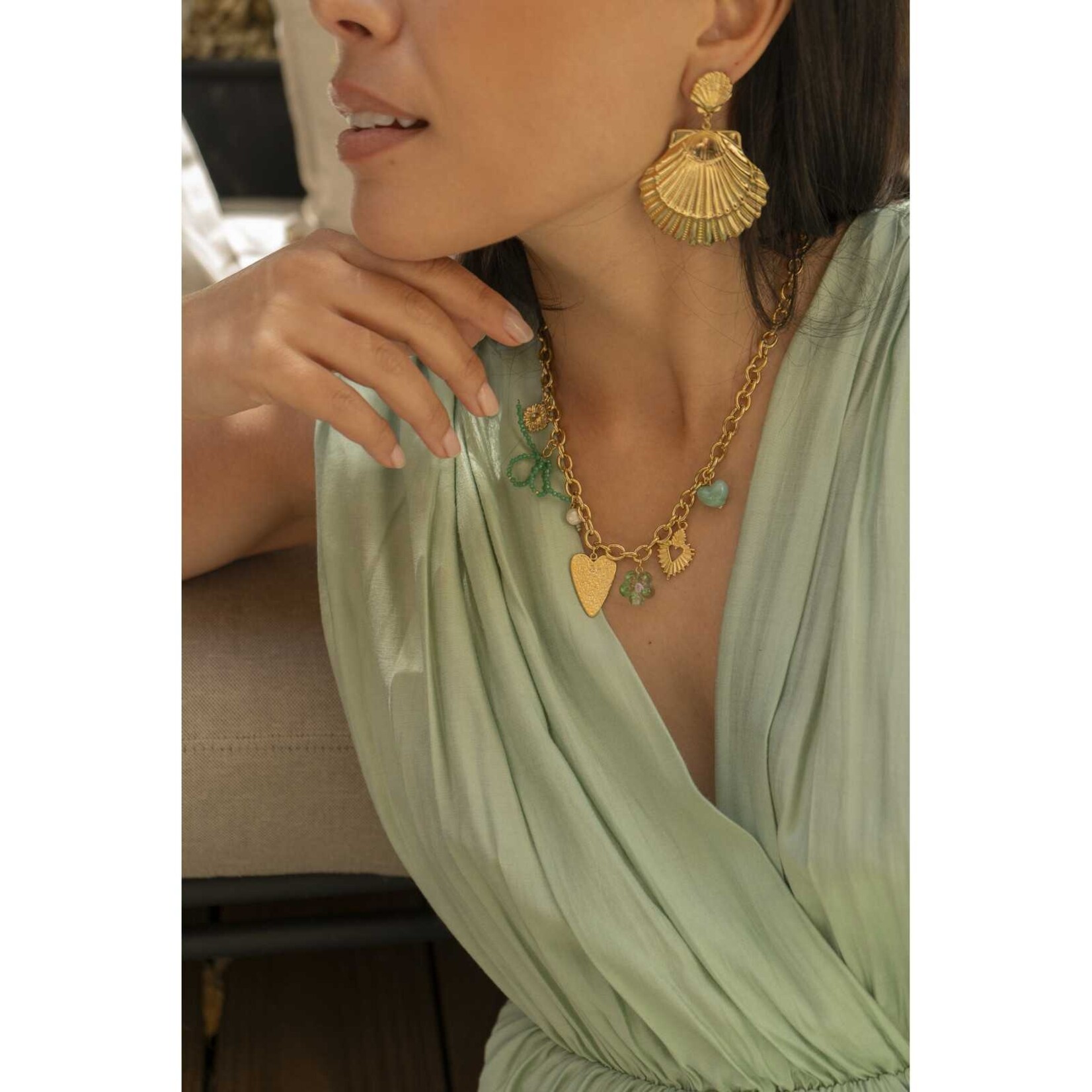 Flo Boutique Bedelketting Flower Bow