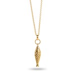 Flo Boutique Long Necklace Fish gold