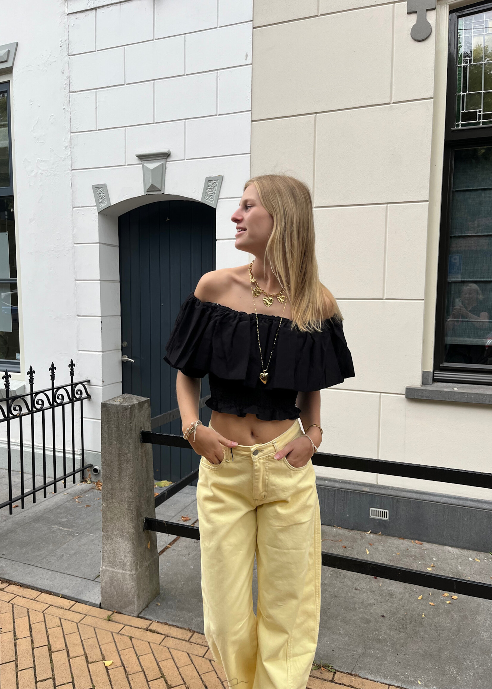 Flo Boutique Top Yui Black