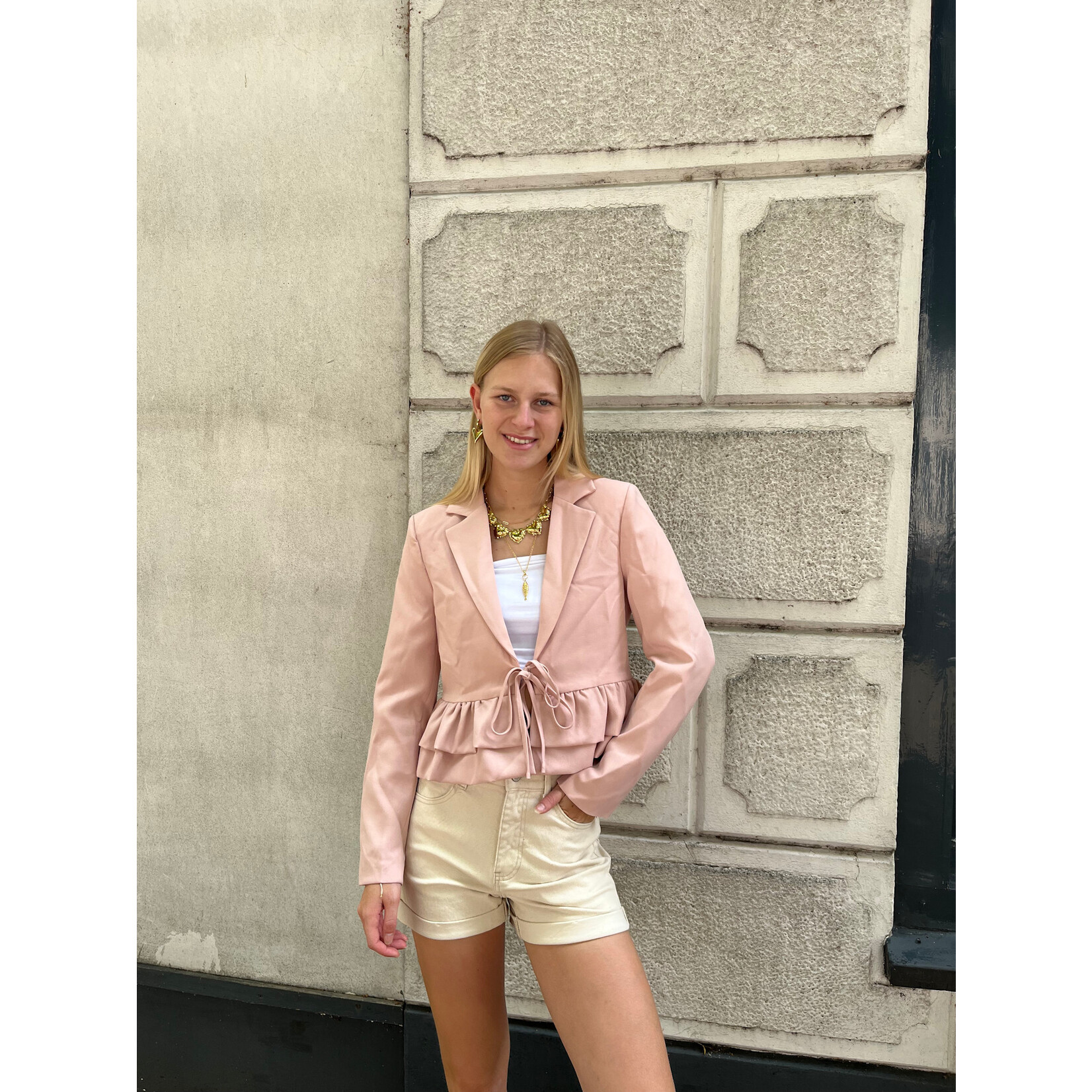 Flo Boutique Blazer Froukje Pink