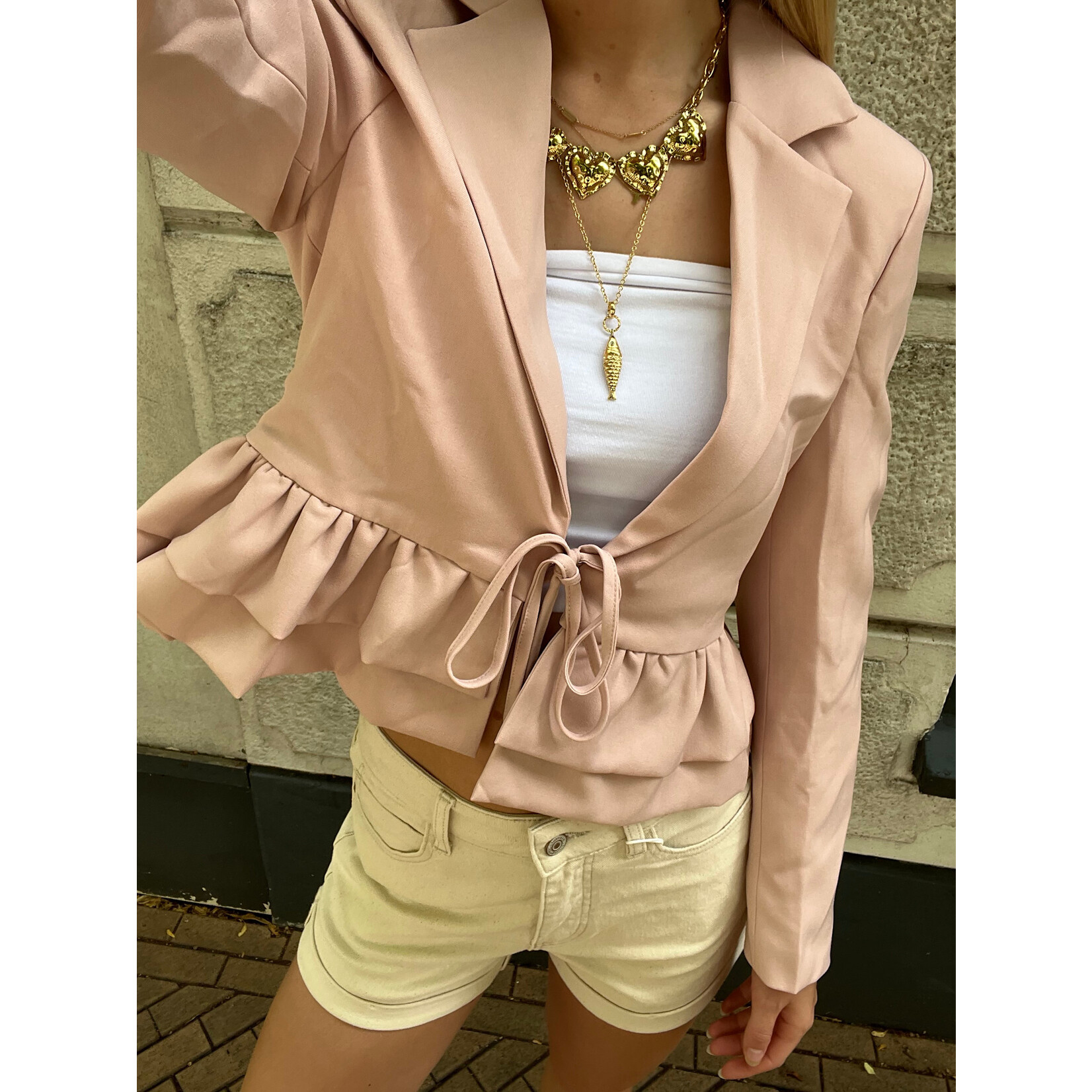 Flo Boutique Blazer Froukje Pink