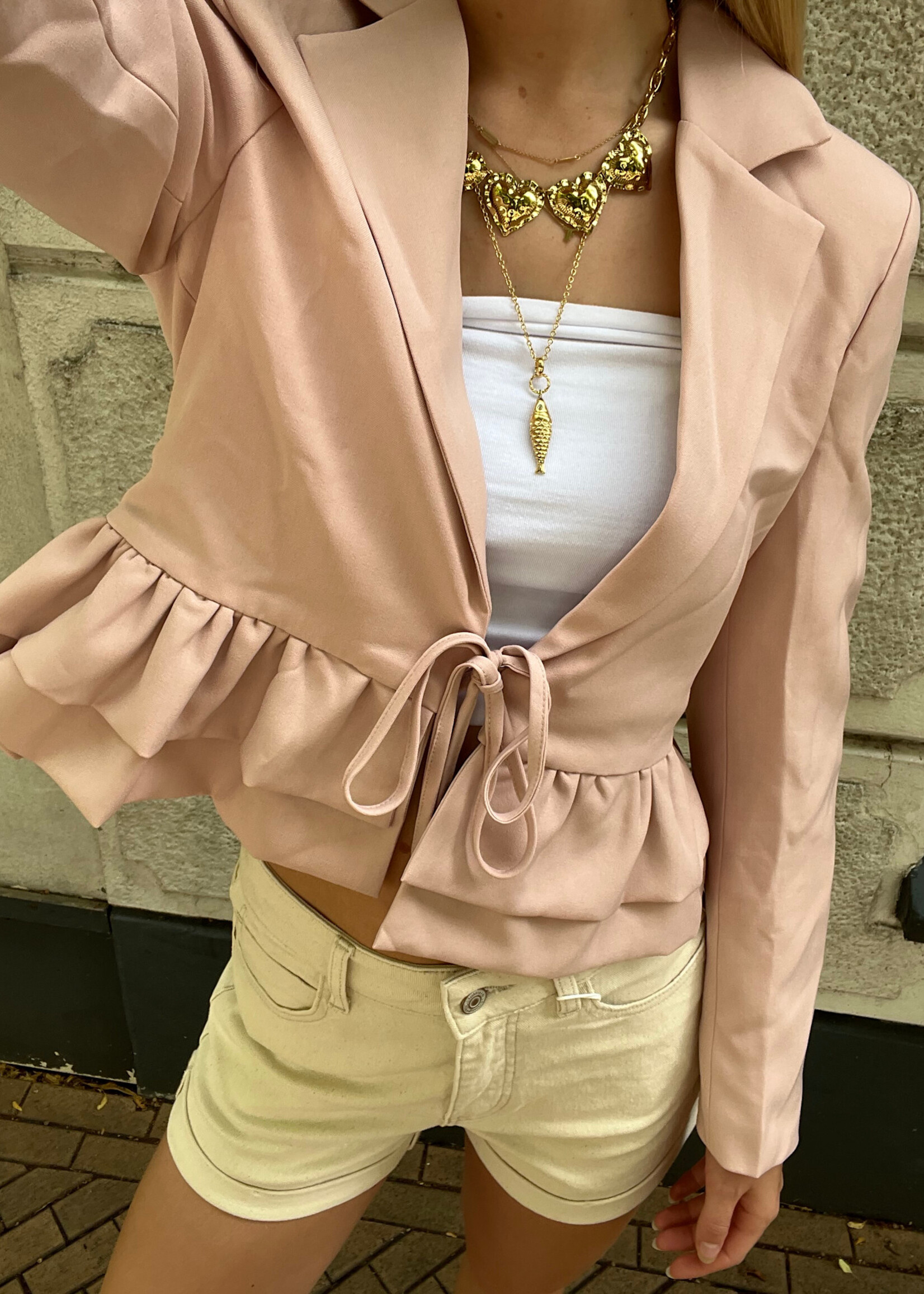 Flo Boutique Blazer Froukje Pink
