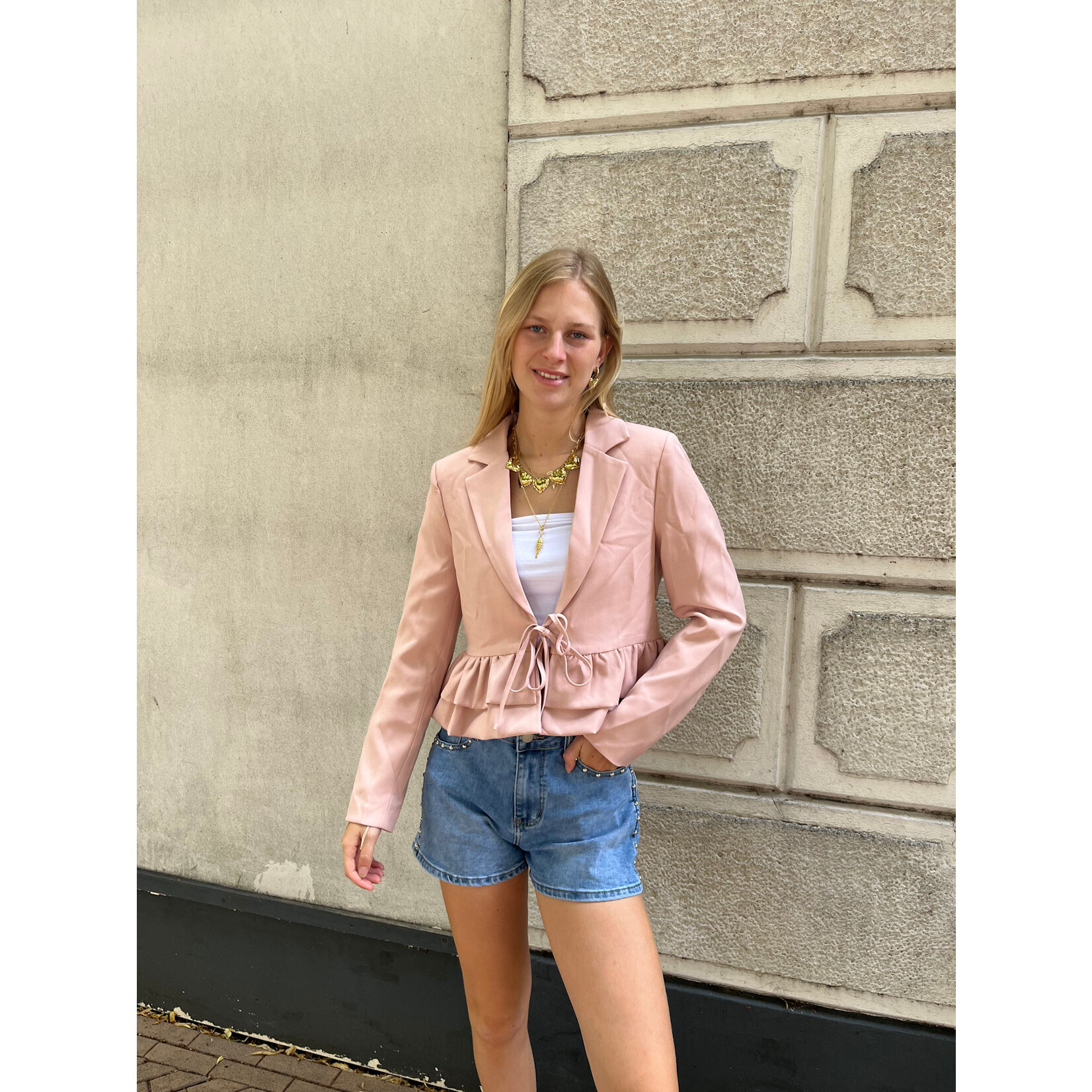 Flo Boutique Blazer Froukje Pink