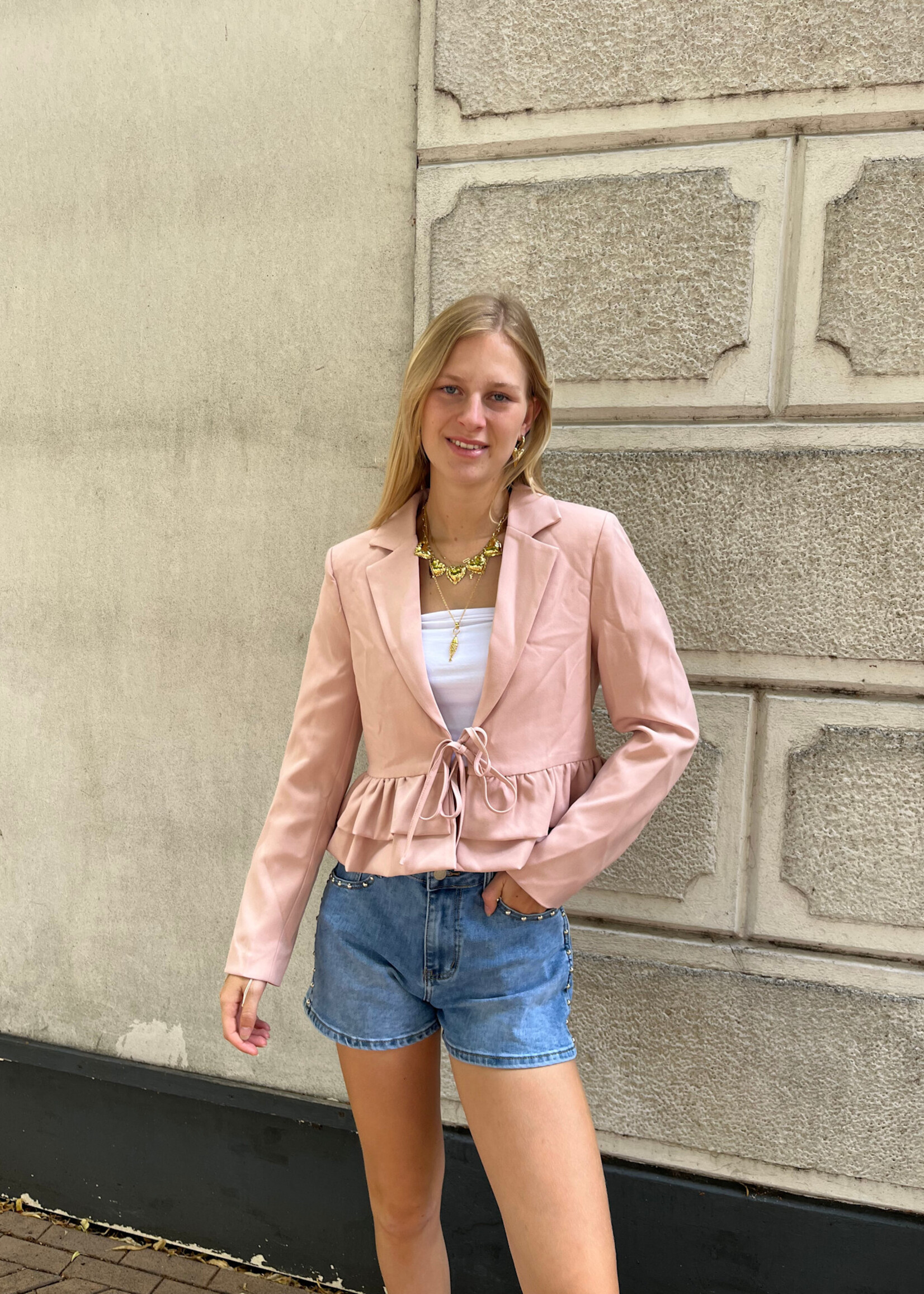 Flo Boutique Blazer Froukje Pink