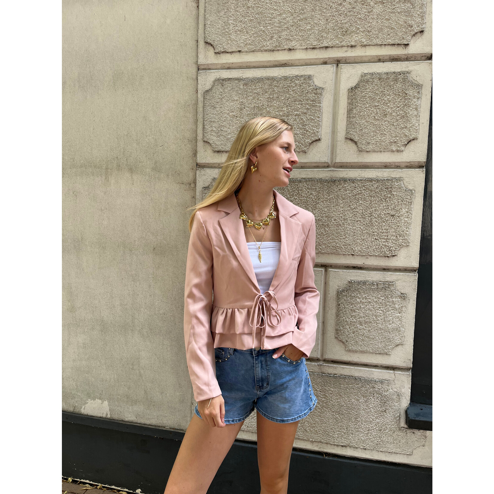 Flo Boutique Blazer Froukje Pink