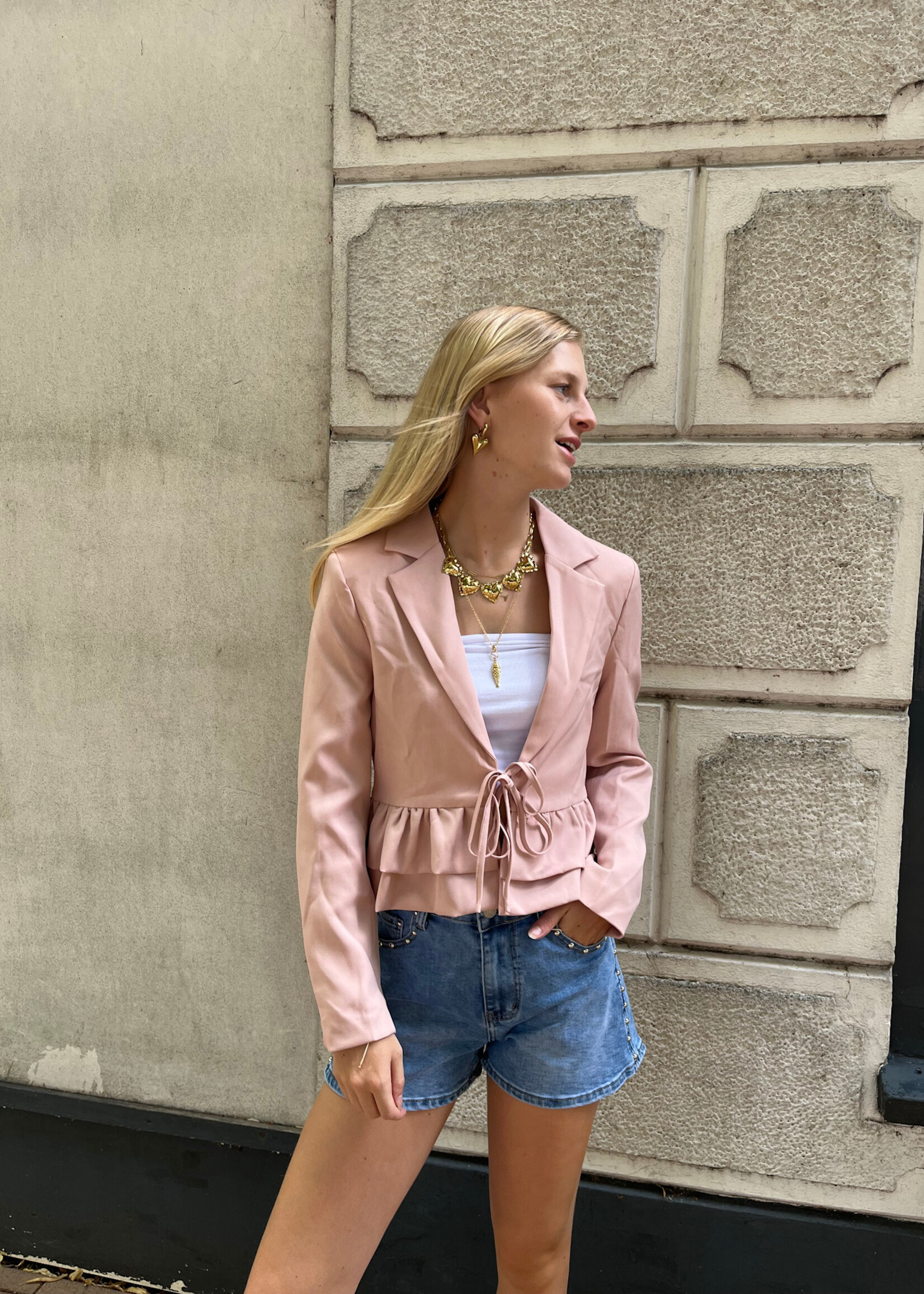 Flo Boutique Blazer Froukje Pink