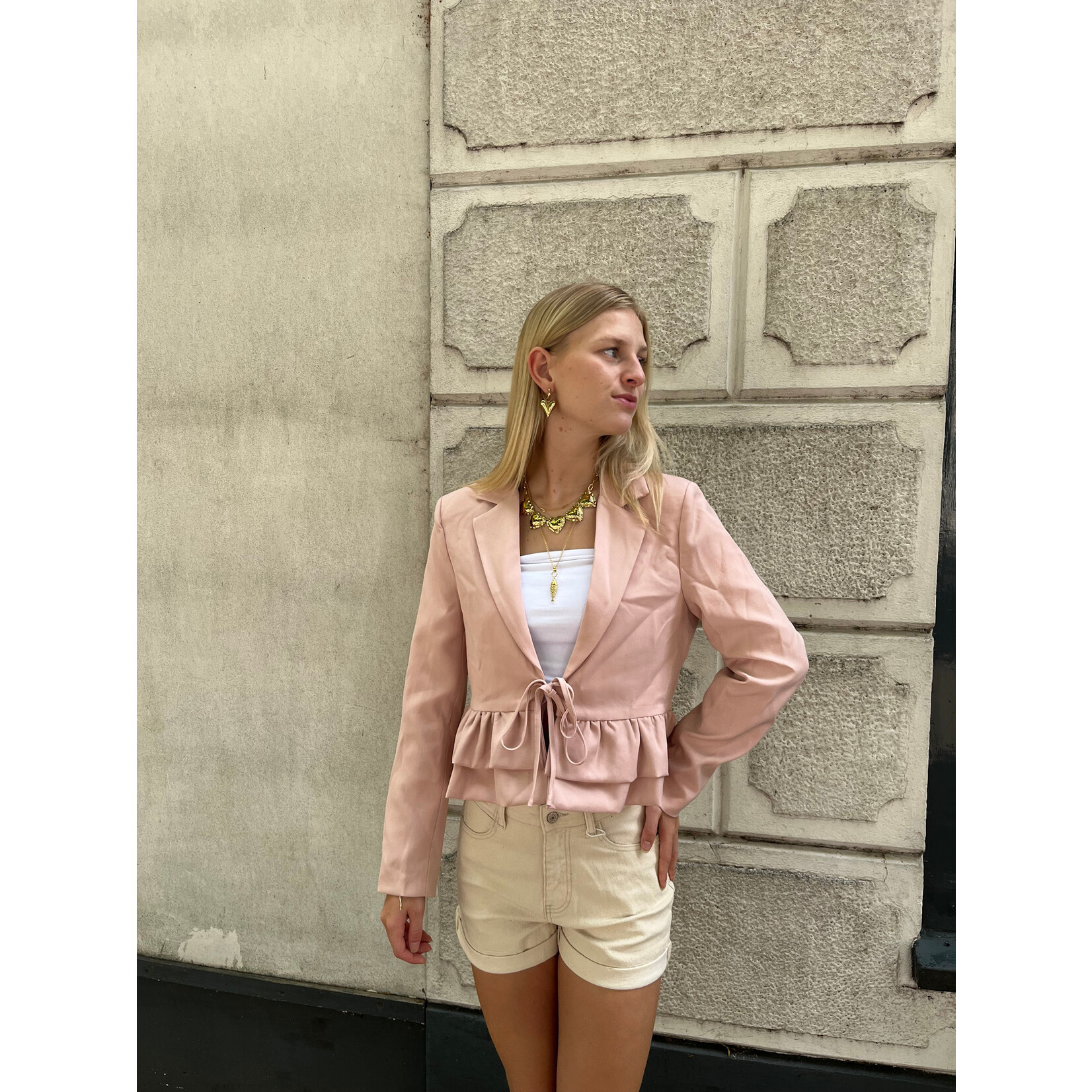 Flo Boutique Blazer Froukje Pink